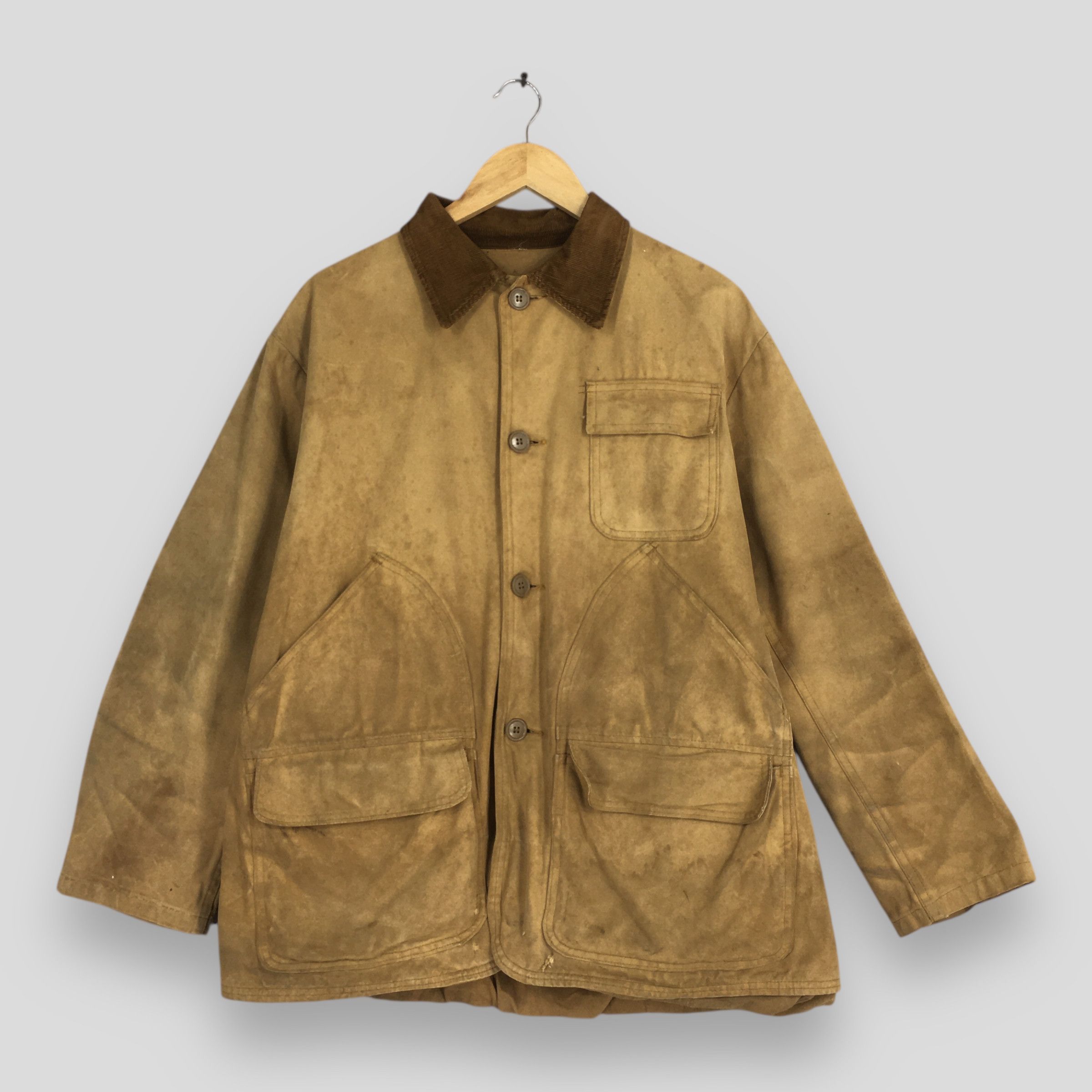 Sears Vintage 1980s Sears Roebuck Chore Duck Brown Jacket XXL Size US XXL / EU 58 / 5 - 1 Thumbnail