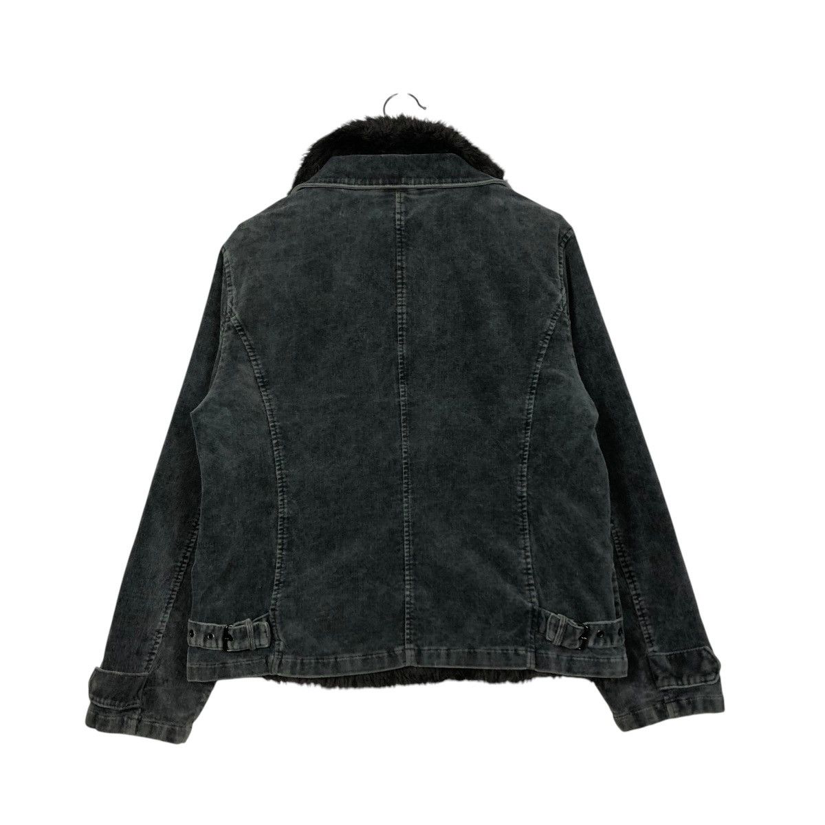 Japanese Brand × Vintage 🔥VINTAGE CROPPED BIKER JACKET DOUBLE COLLAR FUR ISSEY MIYAKE Size US S / EU 44-46 / 1 - 10 Thumbnail