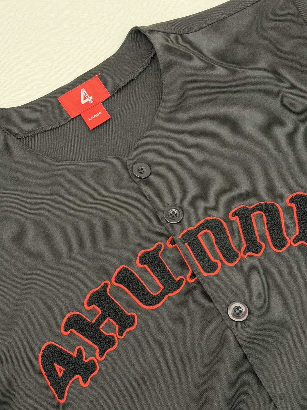 4HUNNID 4Hunnid YG Black Button-Up Baseball Jersey Size Large Size US L / EU 52-54 / 3 - 6 Thumbnail