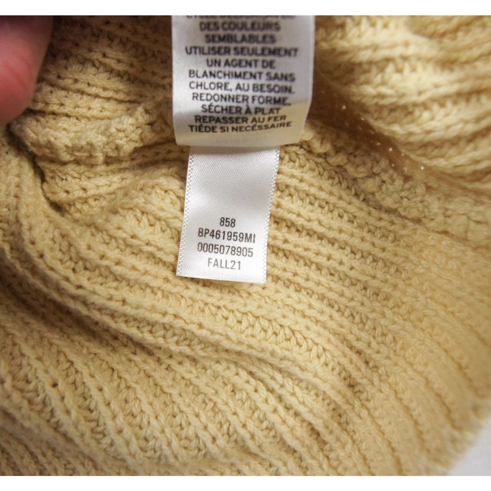 Vintage VINTAGE BP Women's Sweater Pullover Knit Crewneck S All Seasons Beige Casual Size S / US 4 / IT 40 - 7 Thumbnail