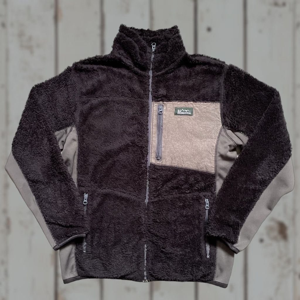 Manastash Manastash Jacket Fleece Full Zip Outdoor Hiking Black M Unisex Adults Size M Vintage? Size US M / EU 48-50 / 2 - 1 Thumbnail