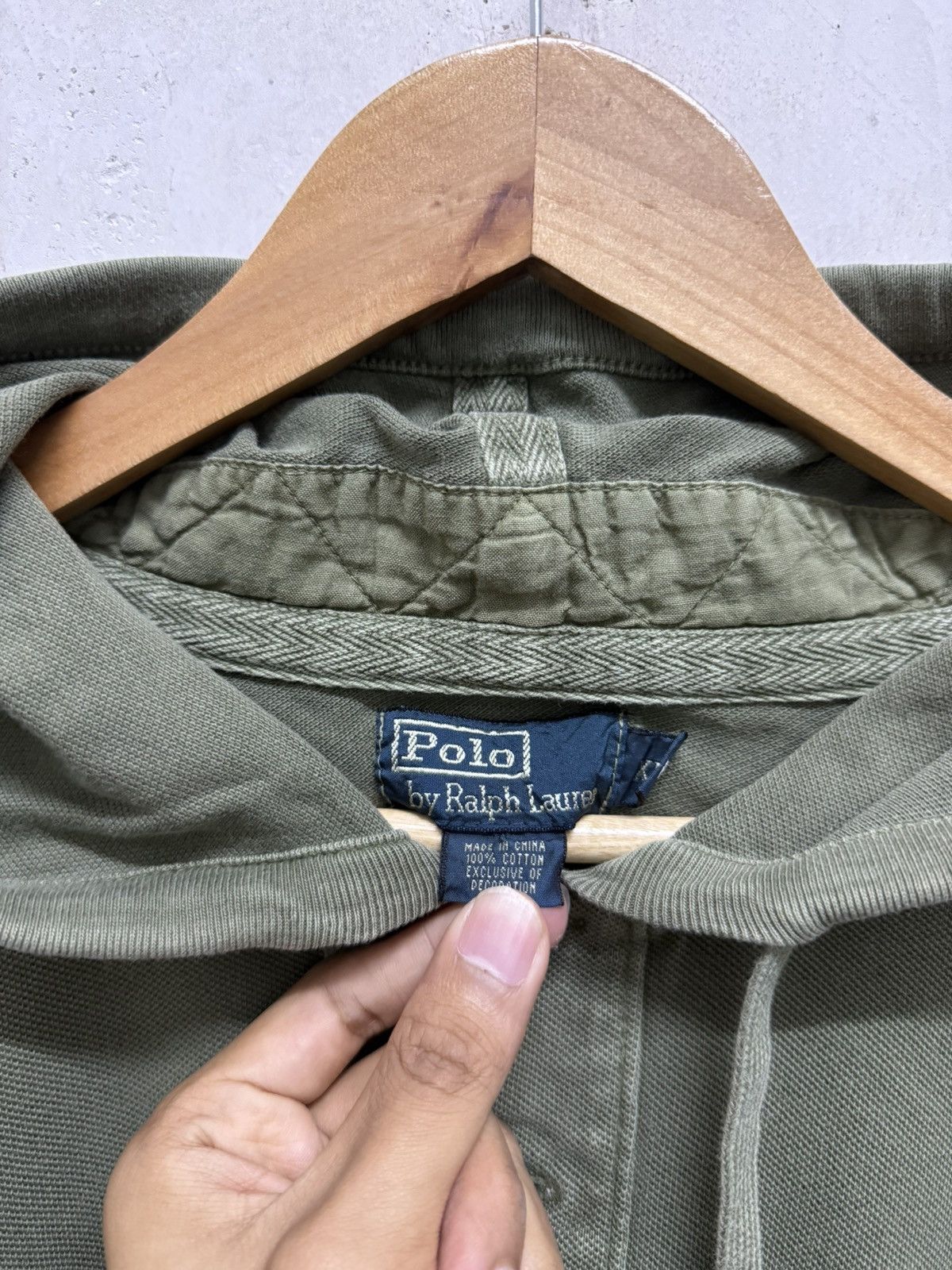 Polo Ralph Lauren Vintage Polo Ralph Lauren Rugby Half Button Hoodie Size US XL / EU 56 / 4 - 4 Thumbnail