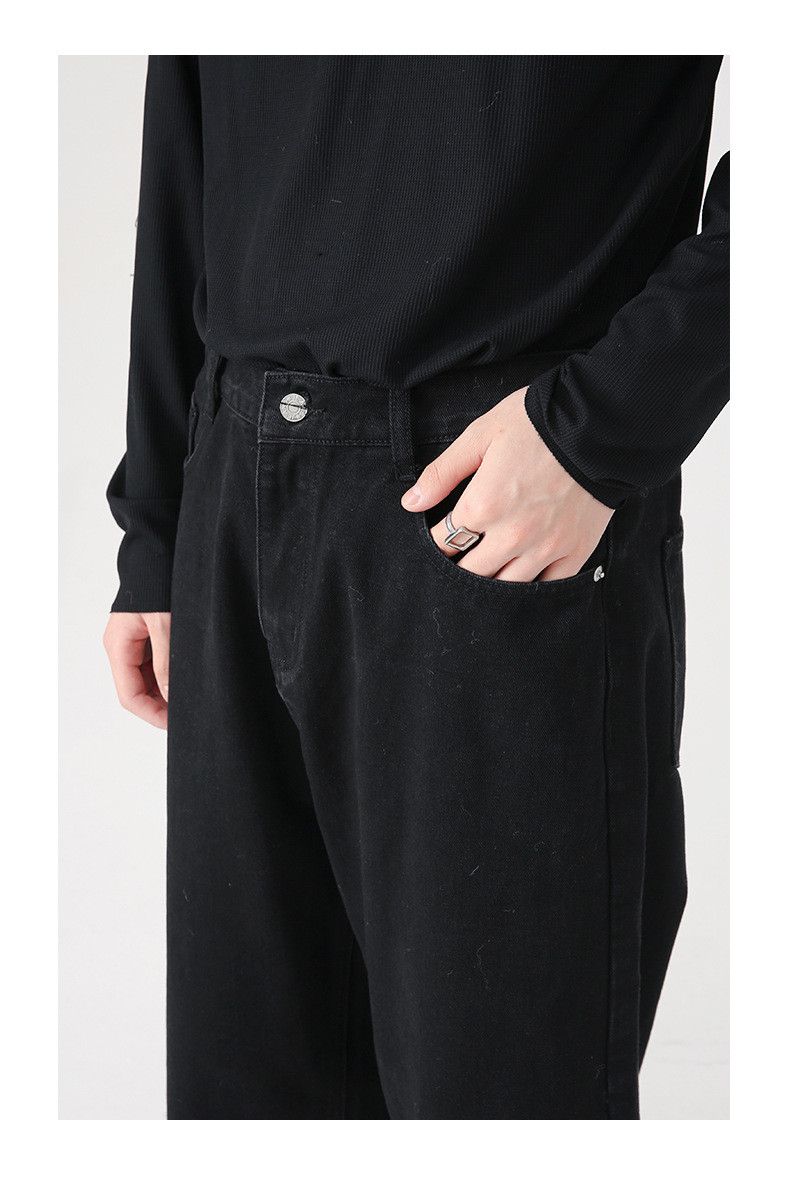 Japanese Brand × Jean Japanese loose elastic waist straight casual jeans Size US 32 / EU 48 - 5 Thumbnail