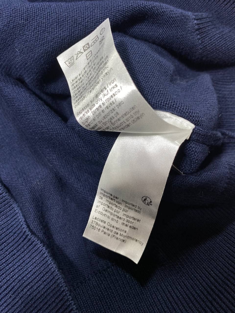 Lacoste Vintage Chemise Lacoste cardigan Knitwear Wool Sweater Size US M / EU 48-50 / 2 - 3 Thumbnail