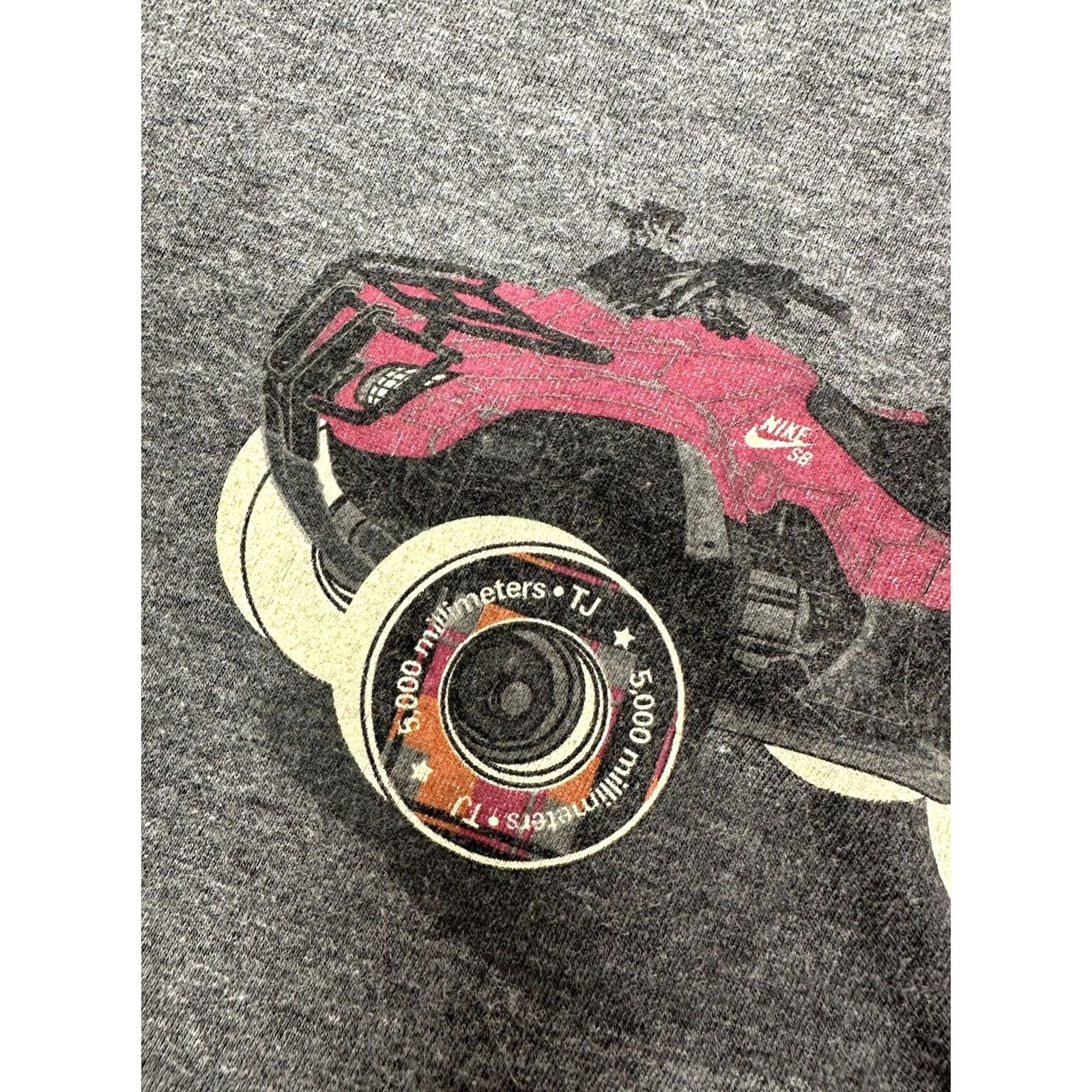 Nike VINTAGE Nike SB Todd Jordan ATV Print Tee XL Gray 2006 Custom Series Part II Blazer SB Men Size 46R - 5 Thumbnail