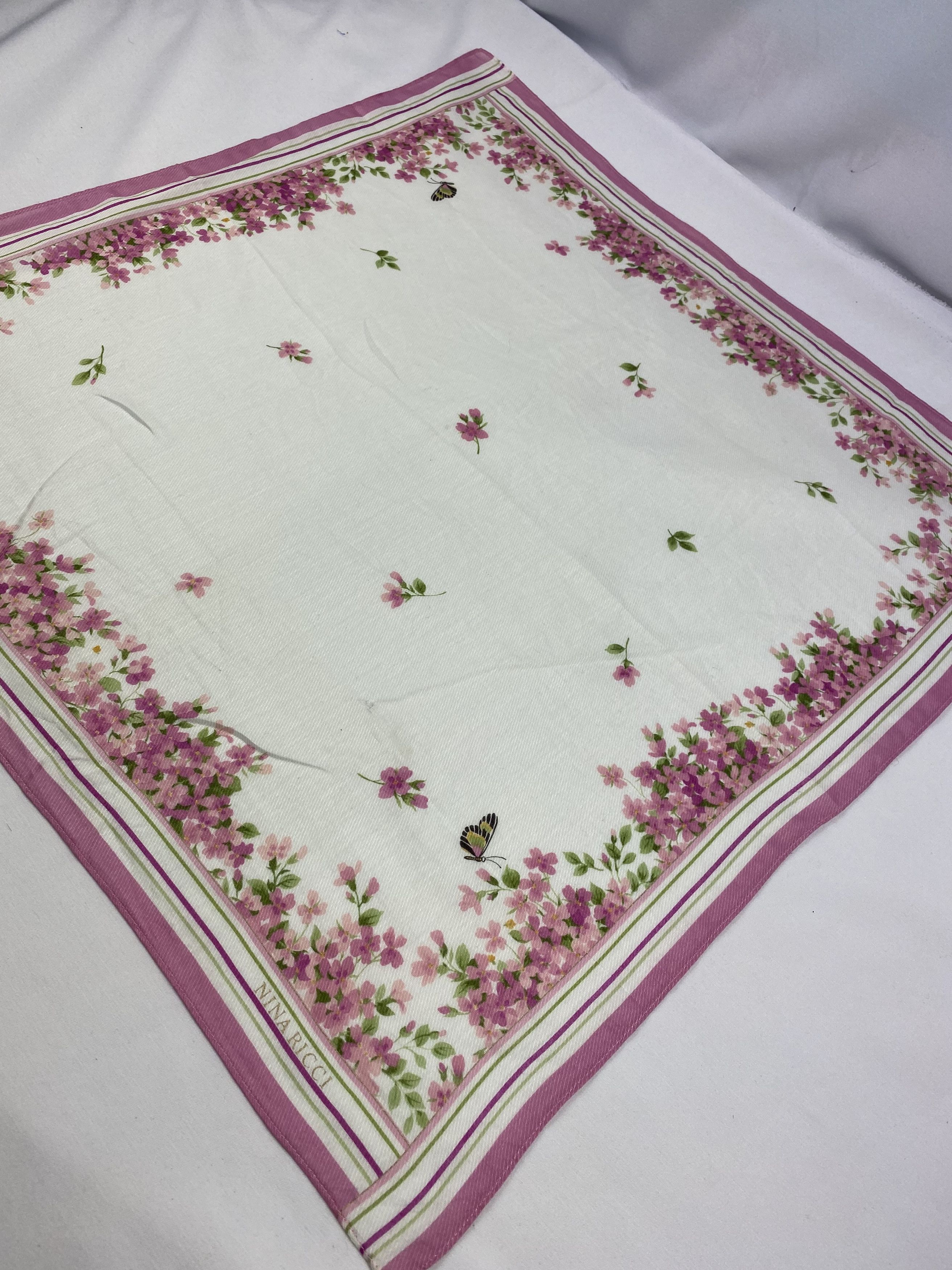 Nina Ricci × Vintage Nina Ricci Handkerchiefs / Bandana / Neckerchief Size ONE SIZE - 4 Thumbnail