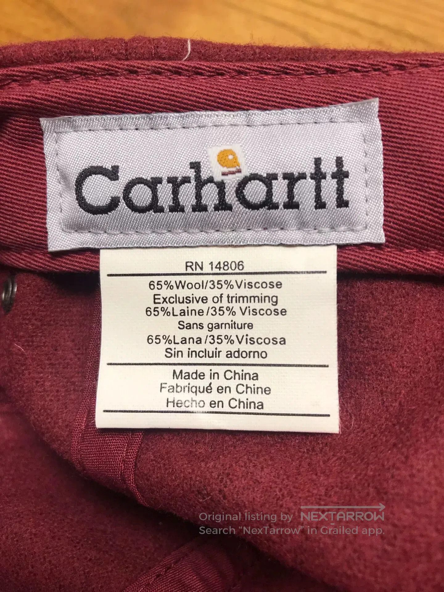 Carhartt Carhartt A163 DKR Wool Baseball Cap. Size ONE SIZE - 8 Thumbnail
