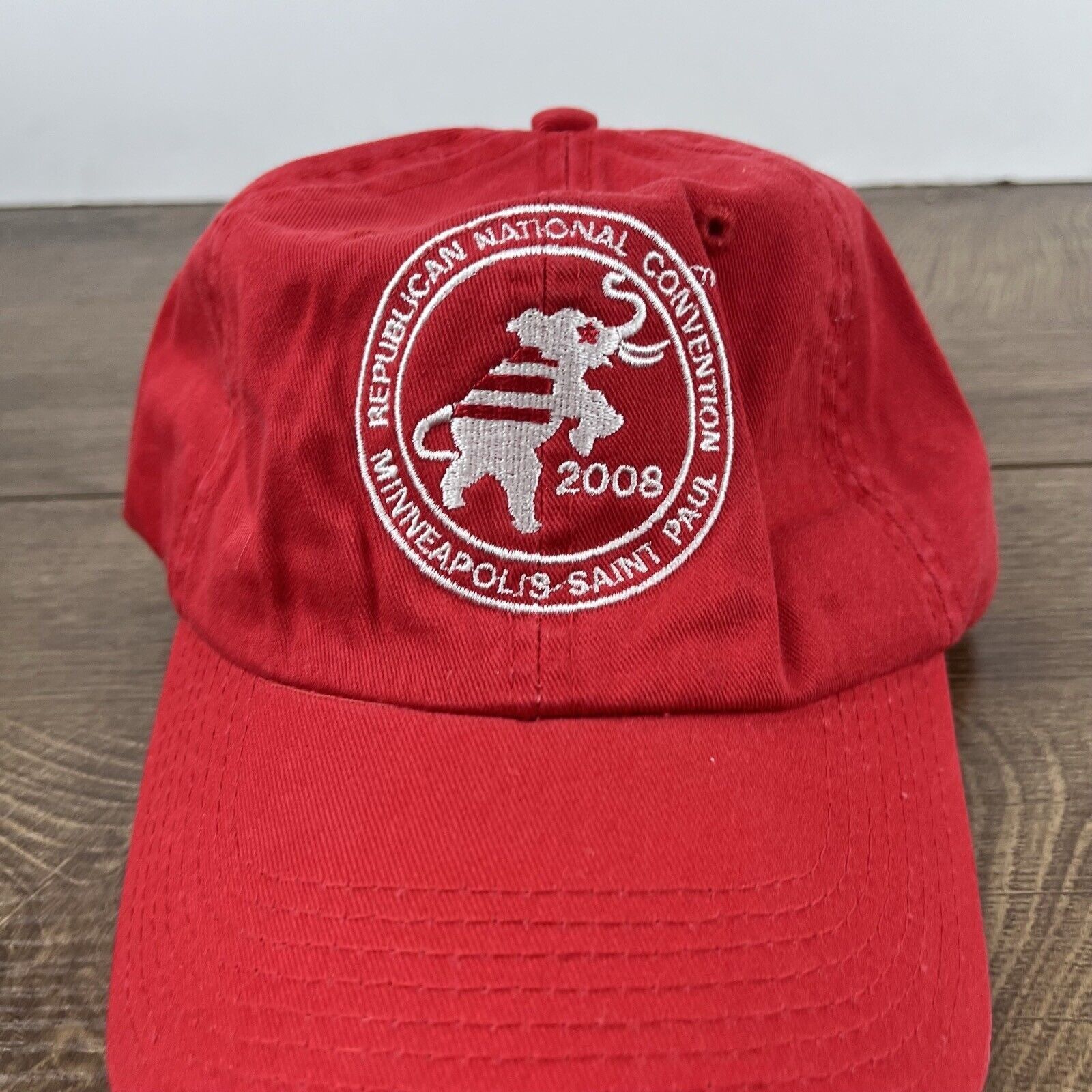 Other Republican National Convention Hat Red Cap Adjustable Hat Re Size ONE SIZE - 5 Thumbnail