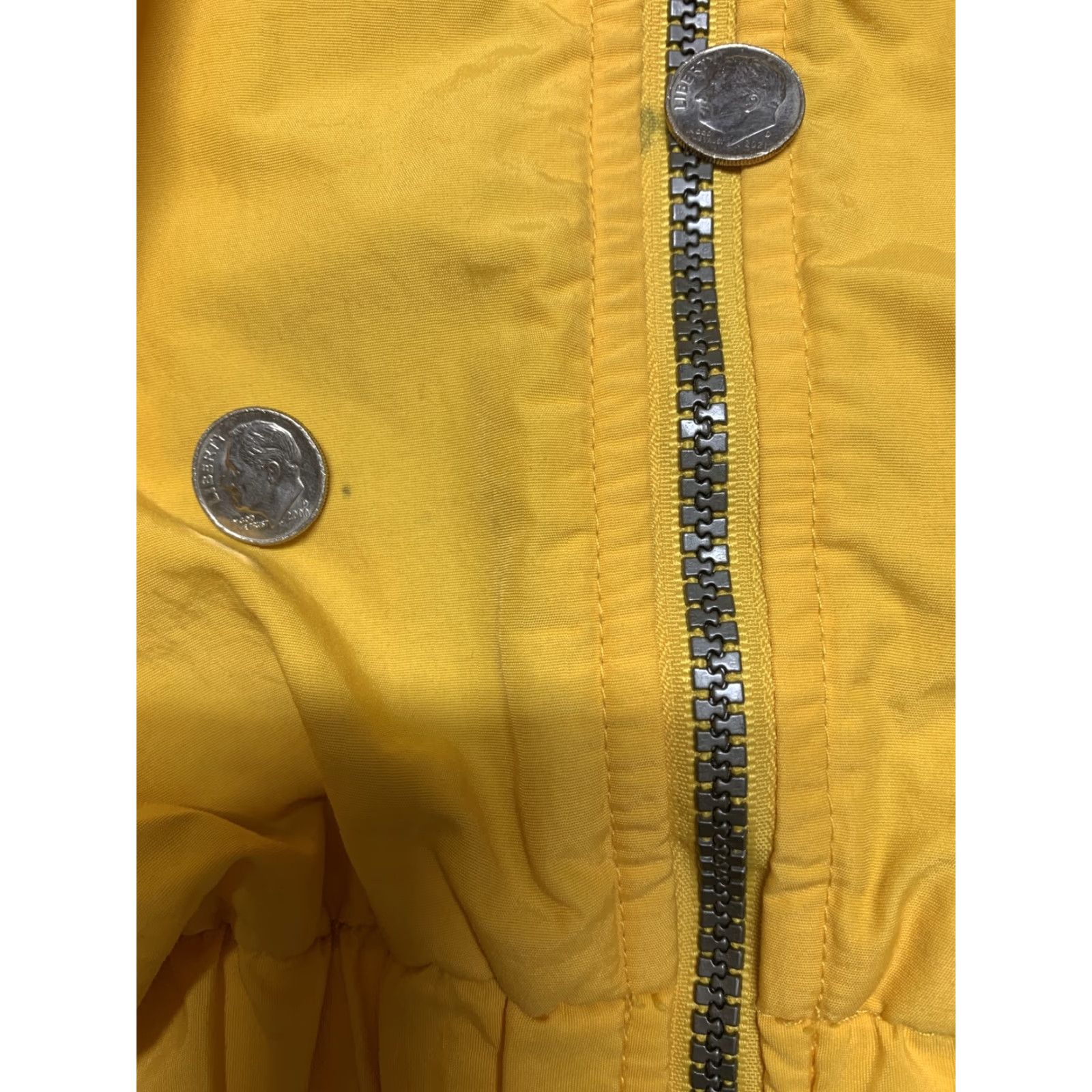 Vintage Gear Jacket Womens Size Medium Yellow Hooded Full Zip Lined Lighthouse Big Sable Size M / US 6-8 / IT 42-44 - 5 Thumbnail