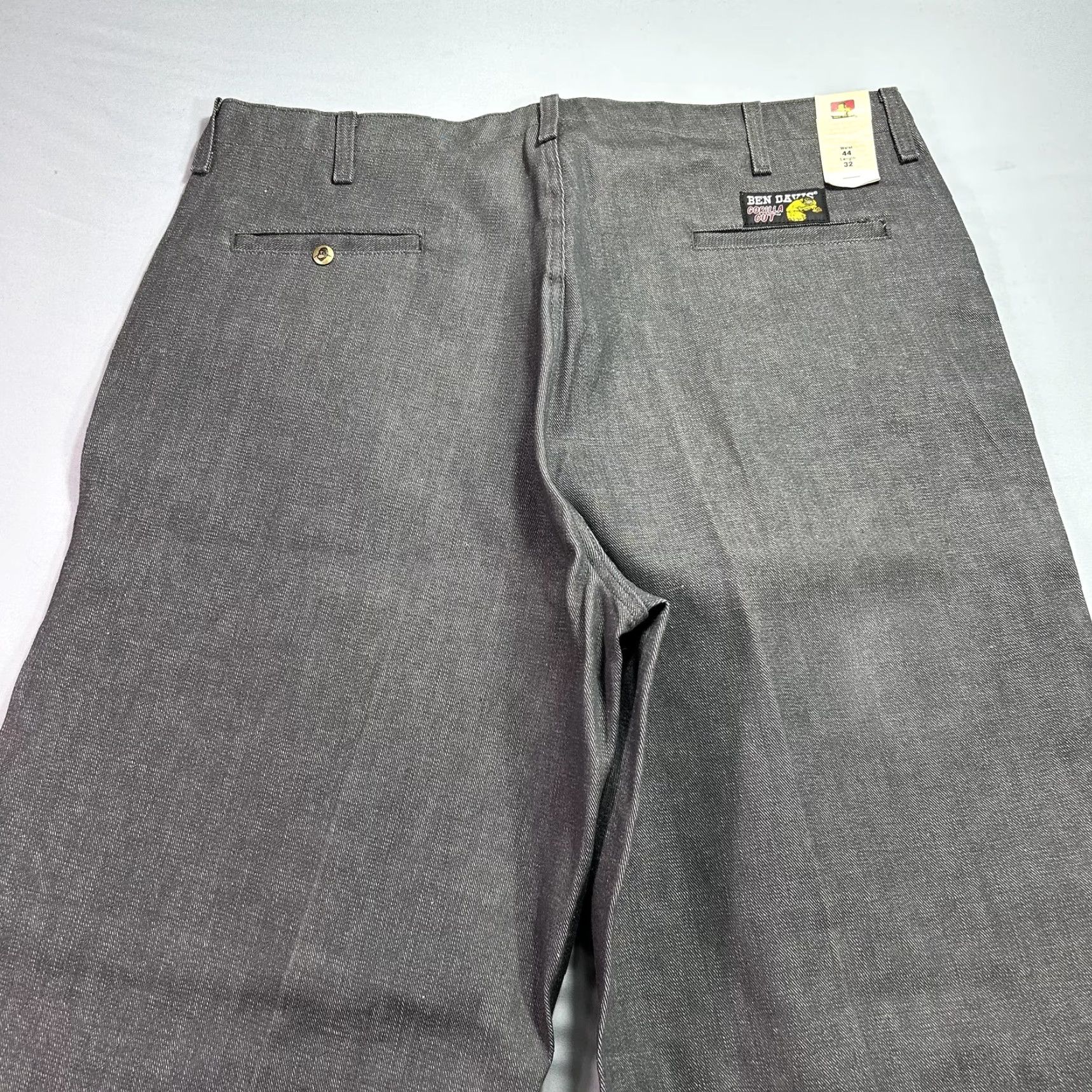 Ben Davis NEW Ben Davis Gorilla Cut Pants Mens 44x34 Gray Workwear Wide Leg Cotton USA Size US 44 / EU 60 - 5 Thumbnail