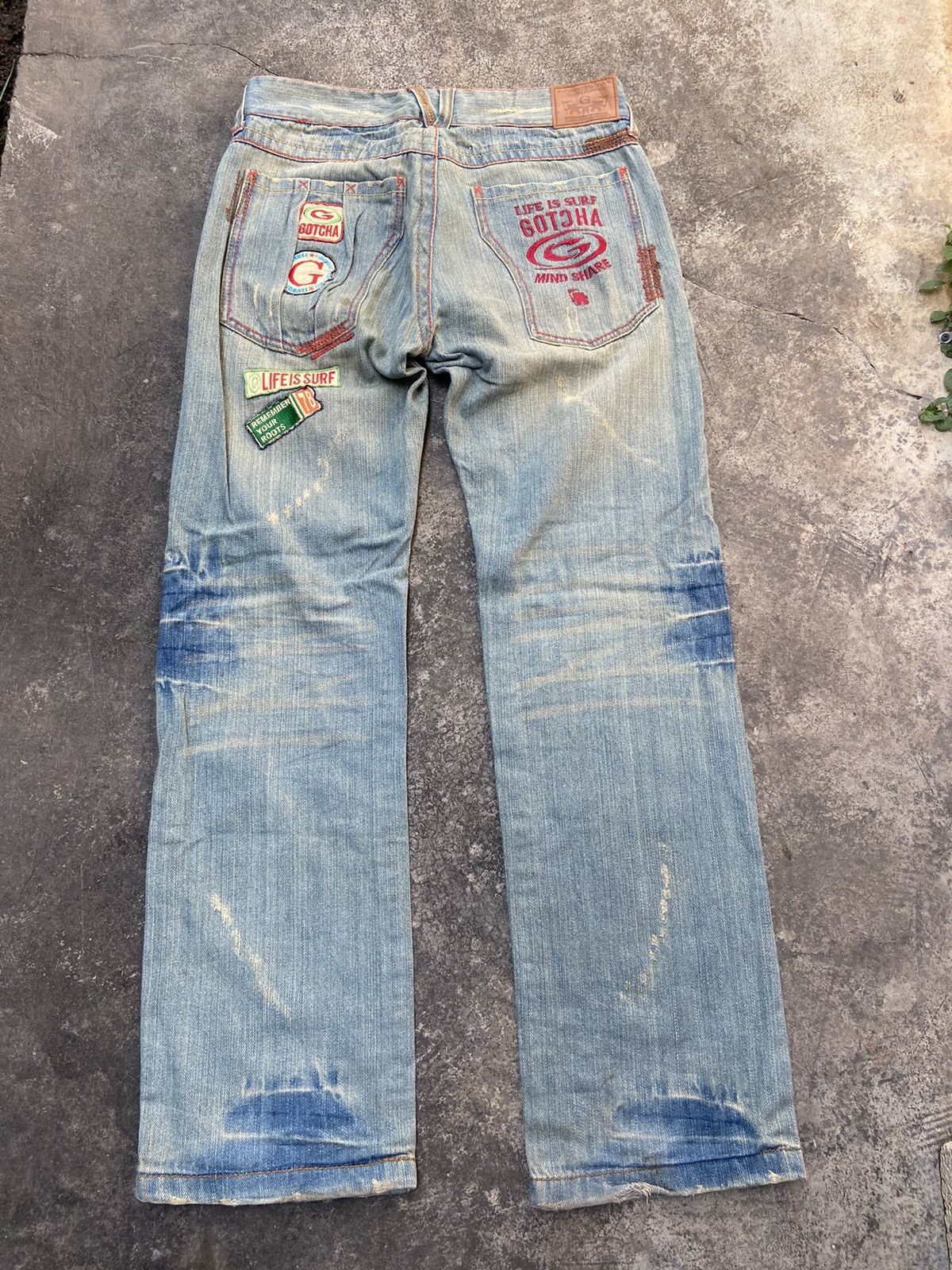 Gotcha Gotcha jeans distressed statement jeans Size US 32 / EU 48 - 6 Thumbnail