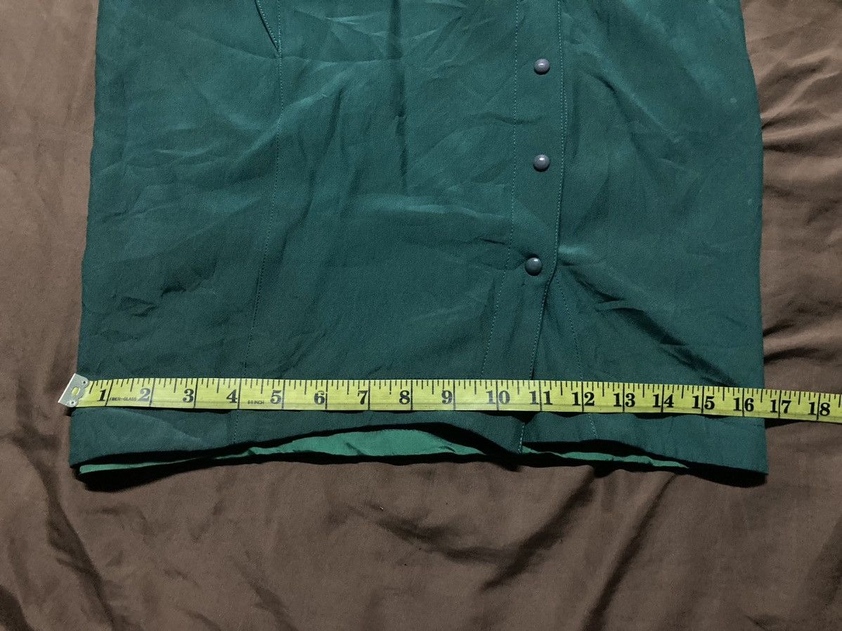Thierry Mugler Vintage 90s Thierry Mugler Snap Button Green Dress Size S / US 4 / IT 40 - 16 Thumbnail