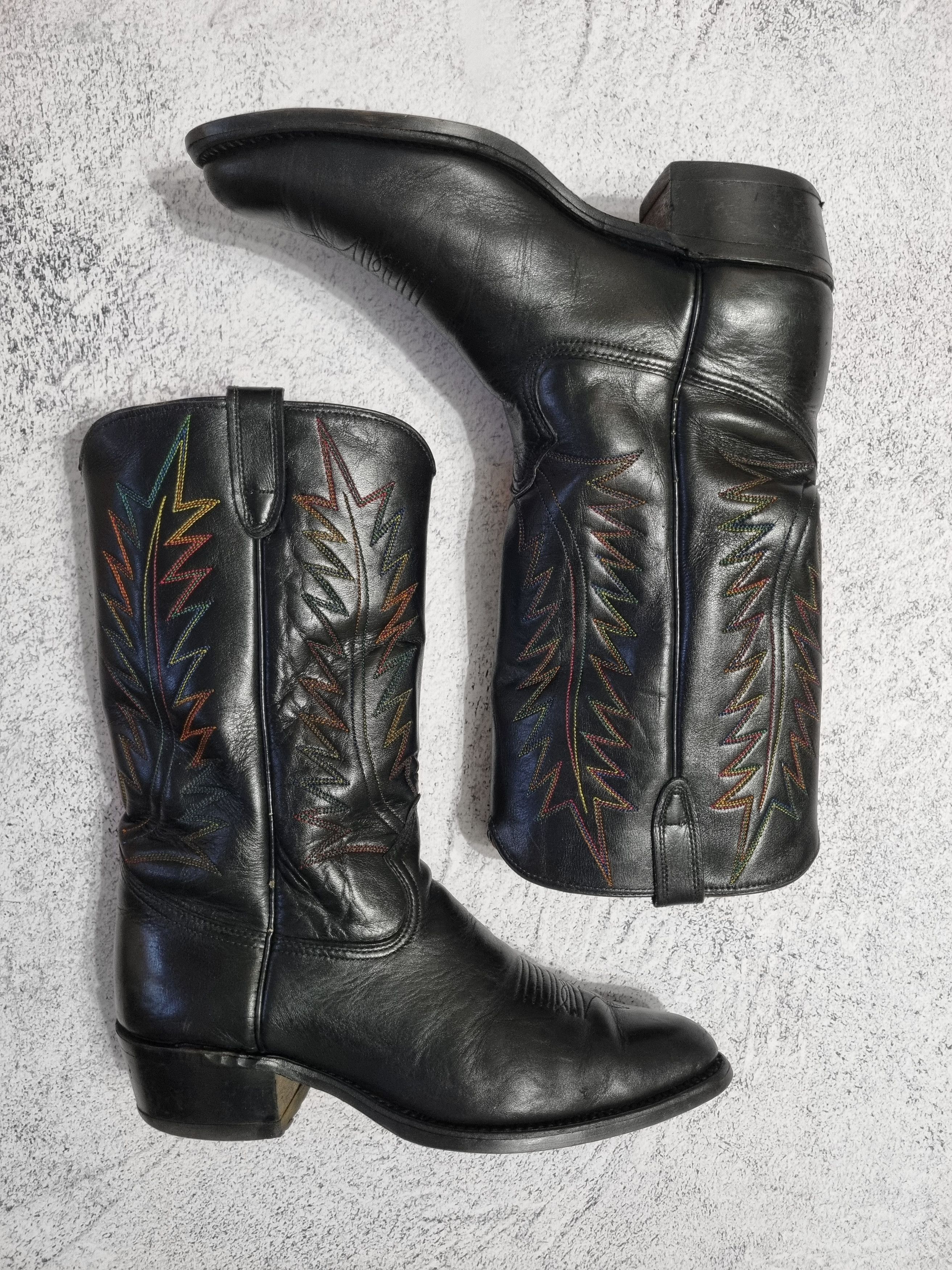 Vintage Vintage Leather Cowboy Western Boots Size US 10.5 / EU 43-44 - 3 Thumbnail