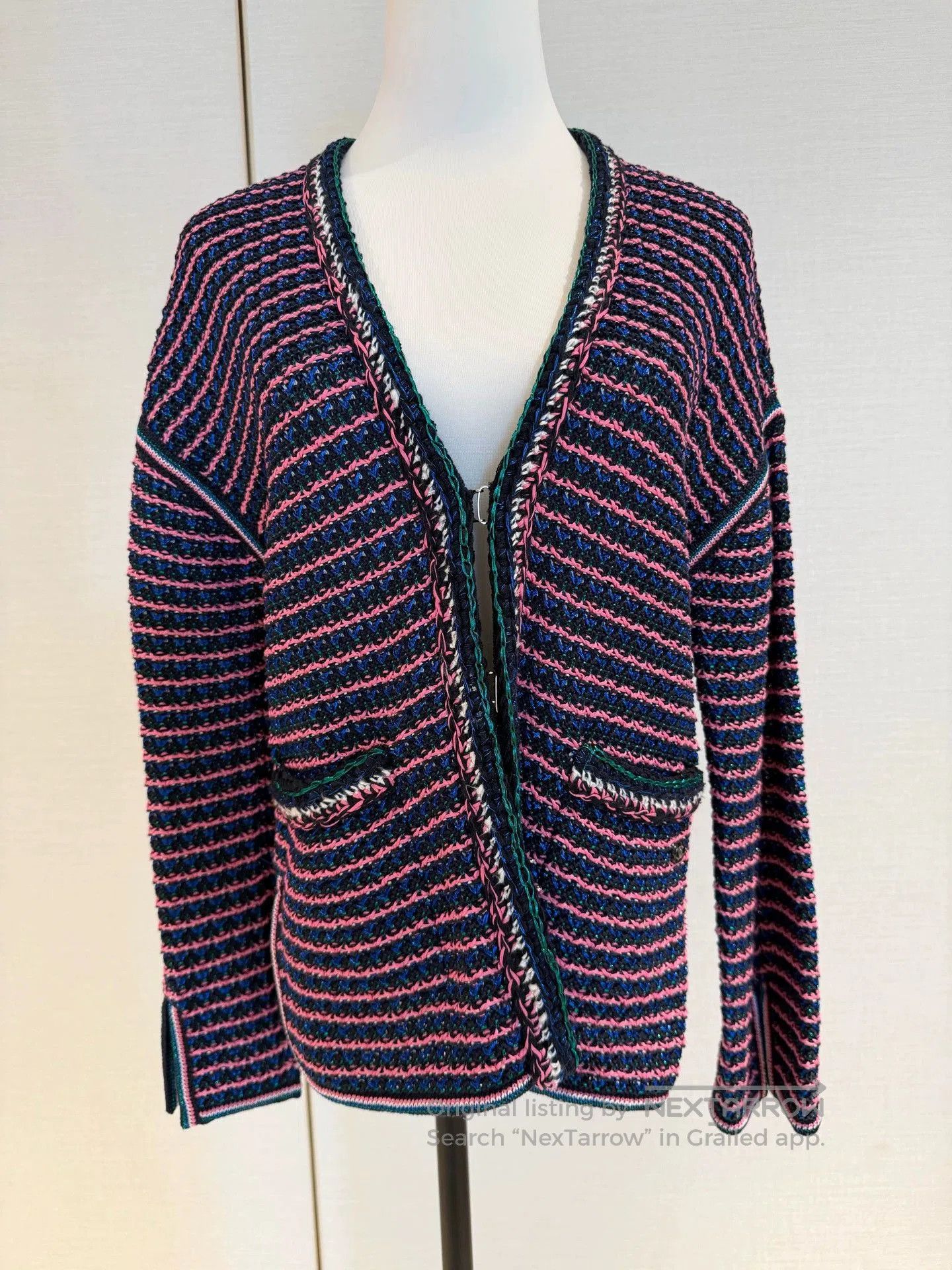 Chanel Chanel Striped Knit Cardigan Size 36. Size US S / EU 44-46 / 1 - 1 Thumbnail
