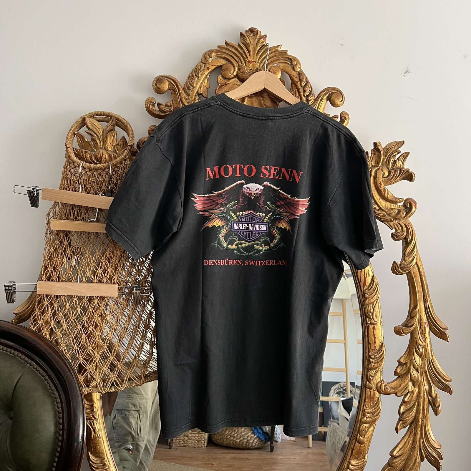 Harley Davidson × Vintage Vintage Harley Davidson 00s Graphic Tee Sz XL Size US XL / EU 56 / 4 - 3 Thumbnail