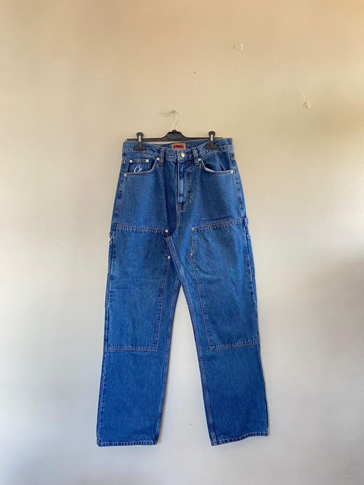 Corteiz × Vintage Corteiz Embossed C-Star Denim Work Pants