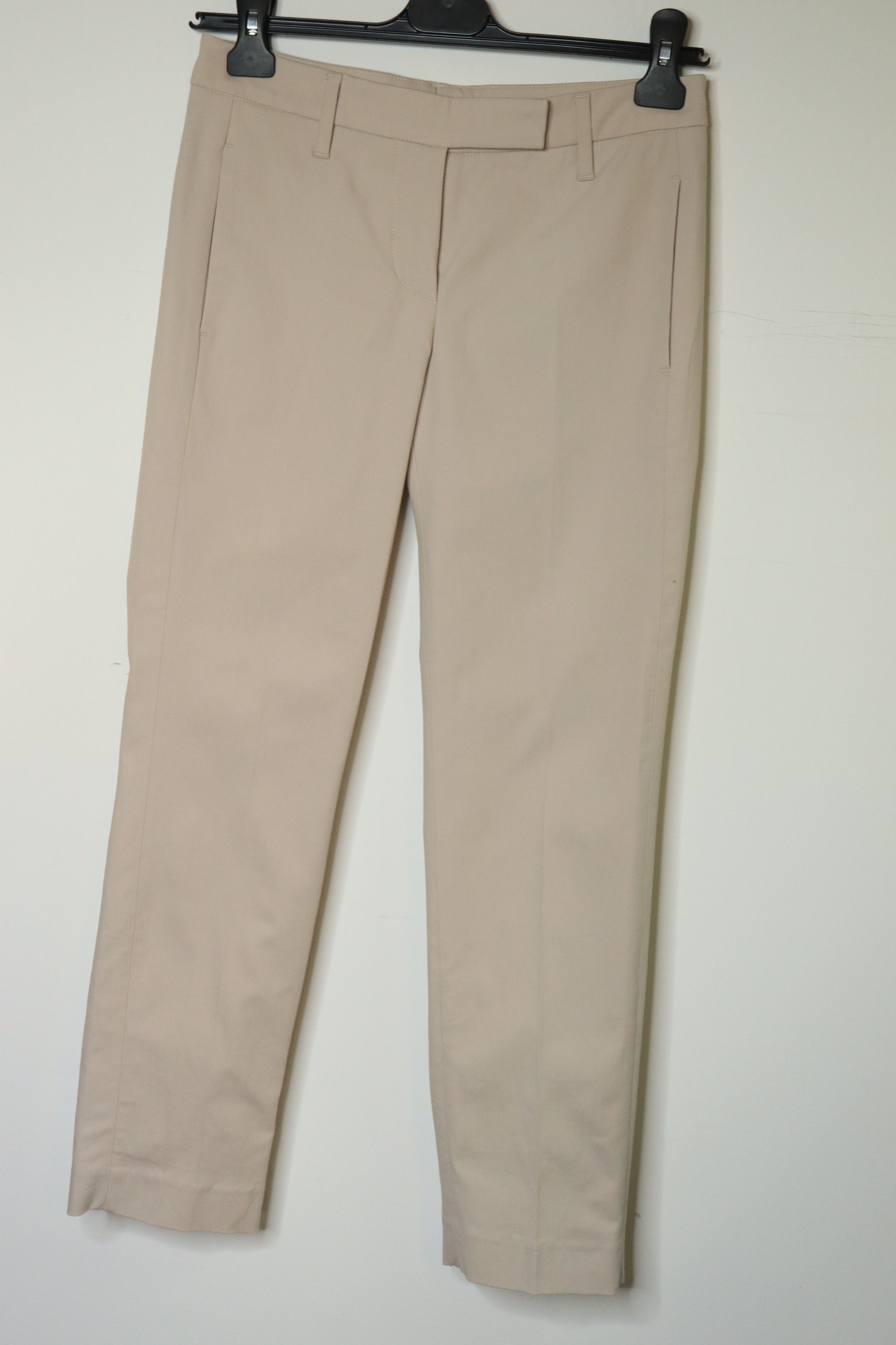 Brunello Cucinelli Pale pink cotton trousers - UK 6 Size 26" / US 2 / IT 38 - 1 Thumbnail