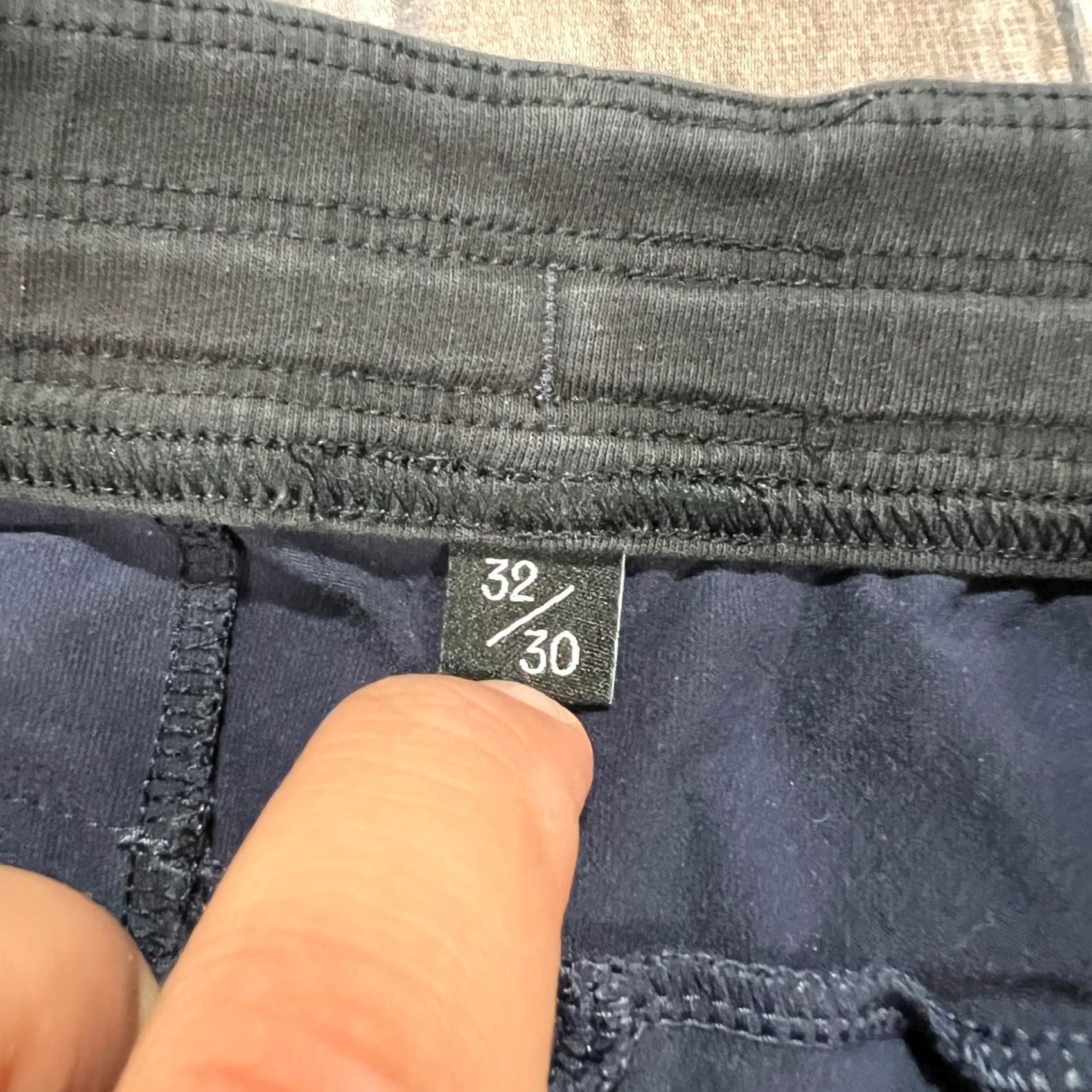 Vintage Public Rec Joggers Pants Mens 32x26 Blue Stretch Performance Pull On Drawstring Size US 32 / EU 48 - 3 Thumbnail