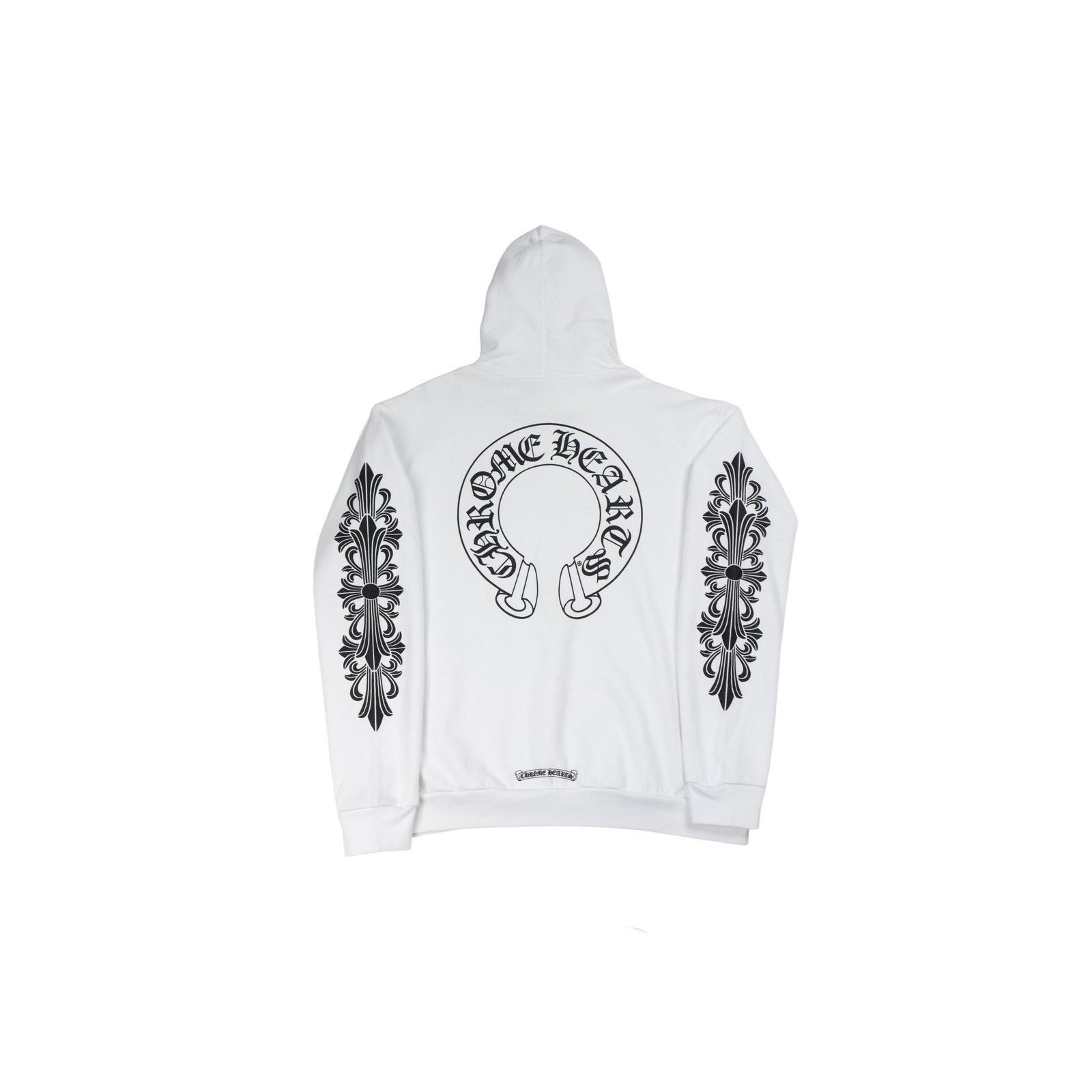 Chrome Hearts Floral Horseshoe Hoodie 'White' Size US L / EU 52-54 / 3 - 2 Thumbnail