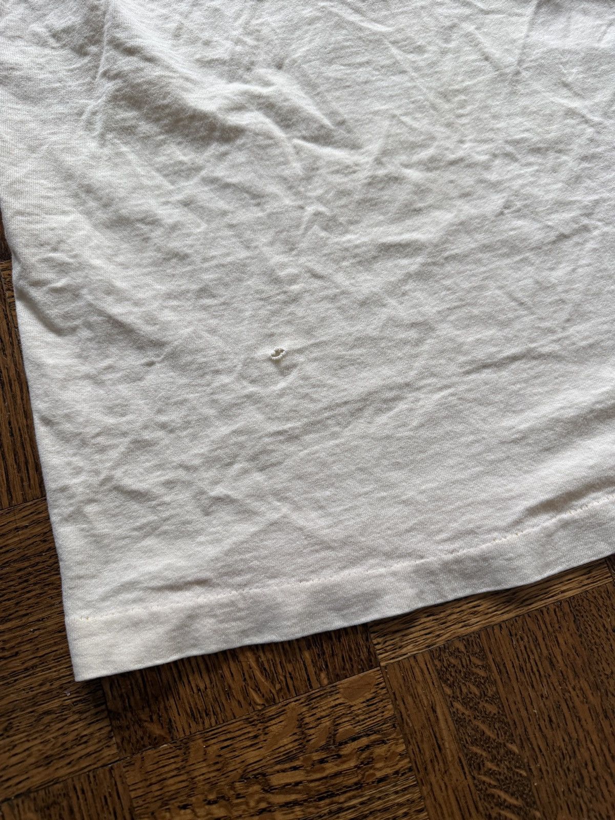 Vintage Vintage 90s Blank Selvedge Pocket Tee Size US XL / EU 56 / 4 - 8 Thumbnail
