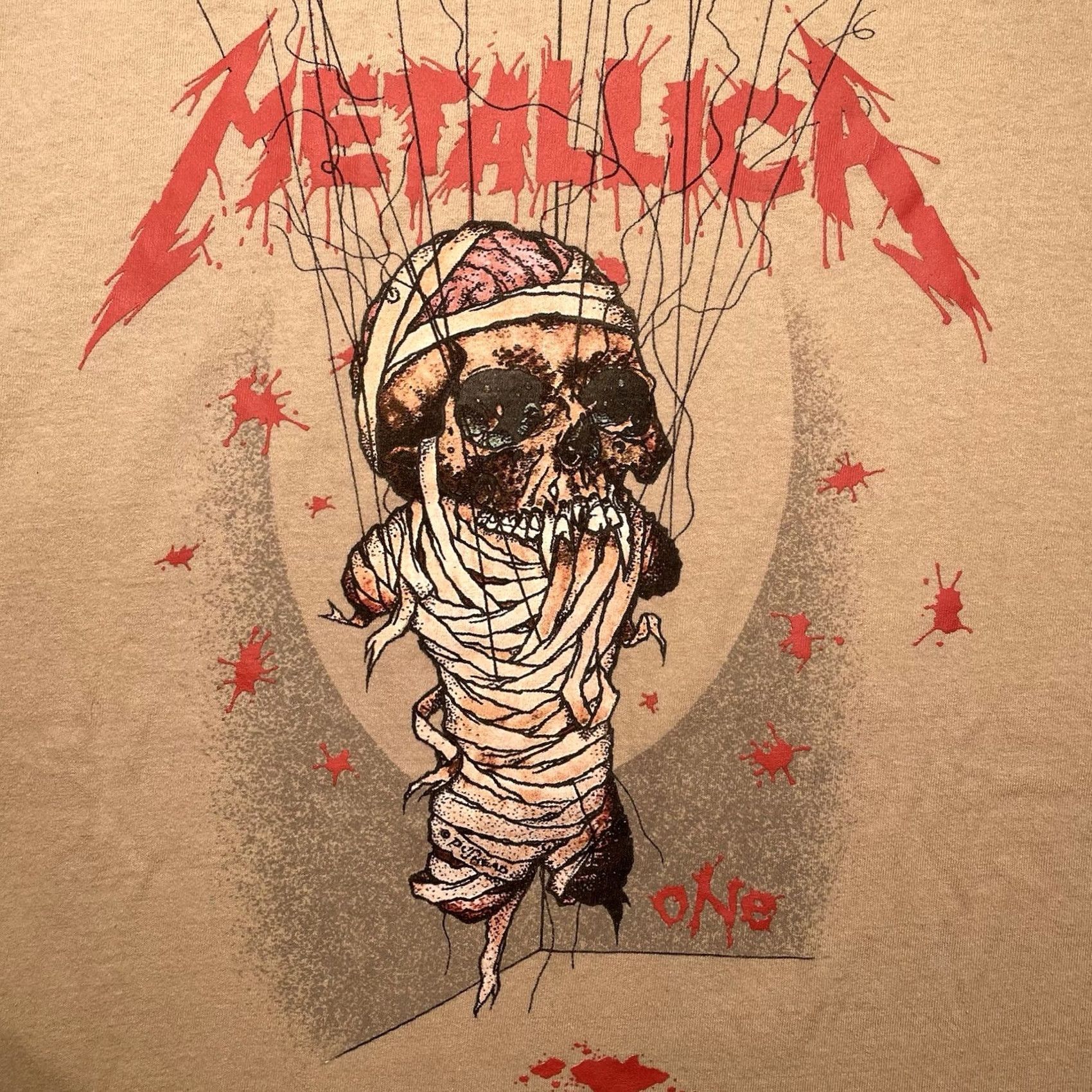 Vintage METALLICA Shirt Large Mens 2022 Pushead Art Dog Tags Oversized Fit 90s Size US L / EU 52-54 / 3 - 2 Thumbnail
