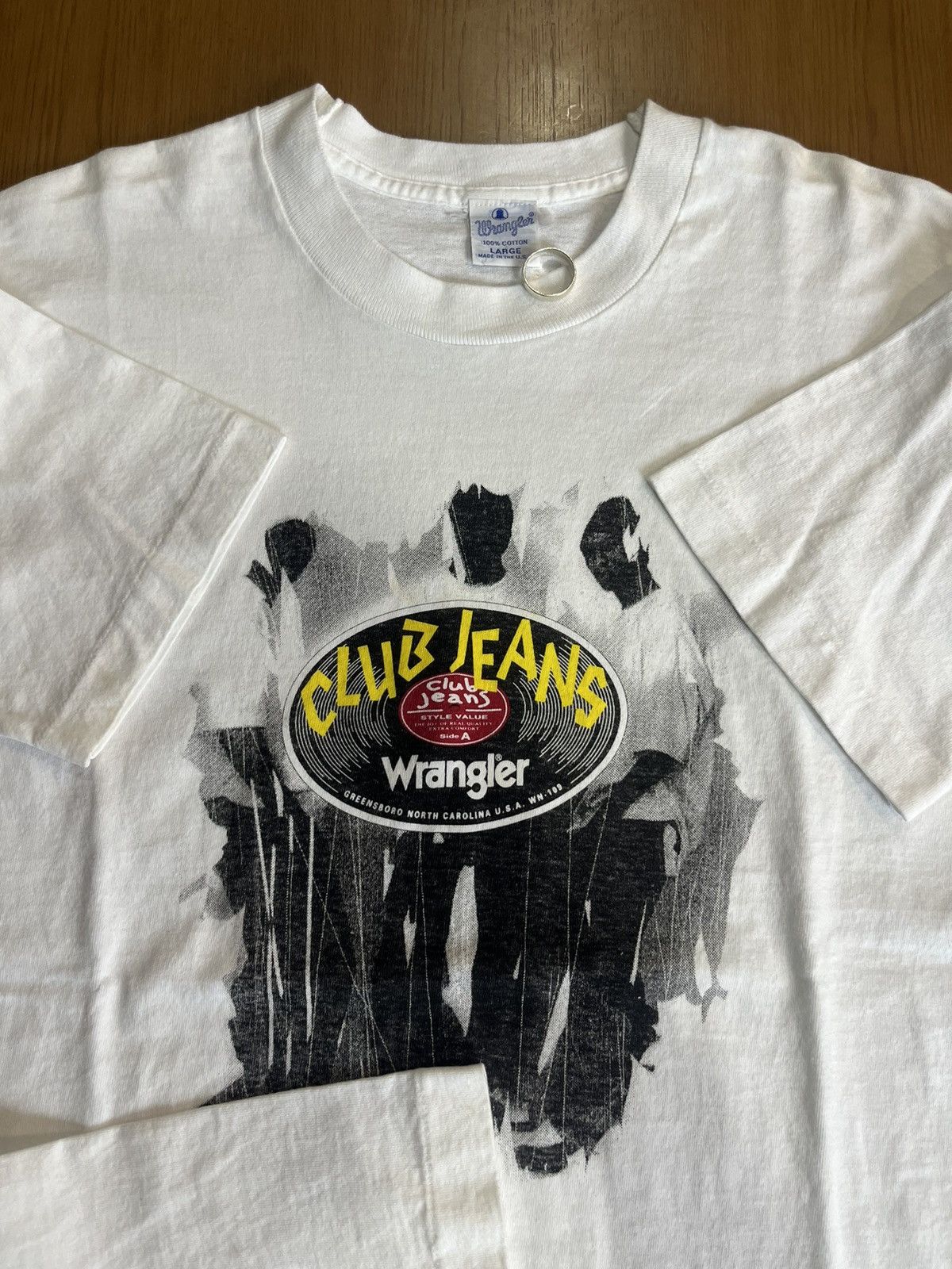 Wrangler Vintage Wrangler CLUB JEANS Blue Bell 90’s Tshirt Size US L / EU 52-54 / 3 - 6 Thumbnail