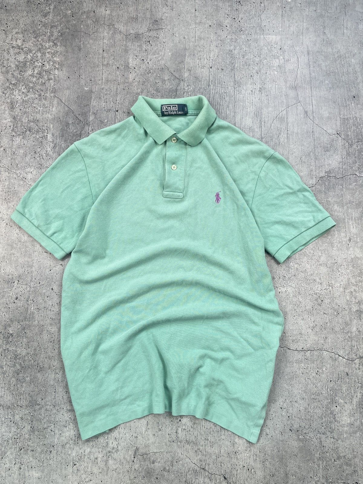 Polo Ralph Lauren × Vintage Polo Ralph Lauren emerald vintage t-shirt Size US S / EU 44-46 / 1 - 2 Thumbnail