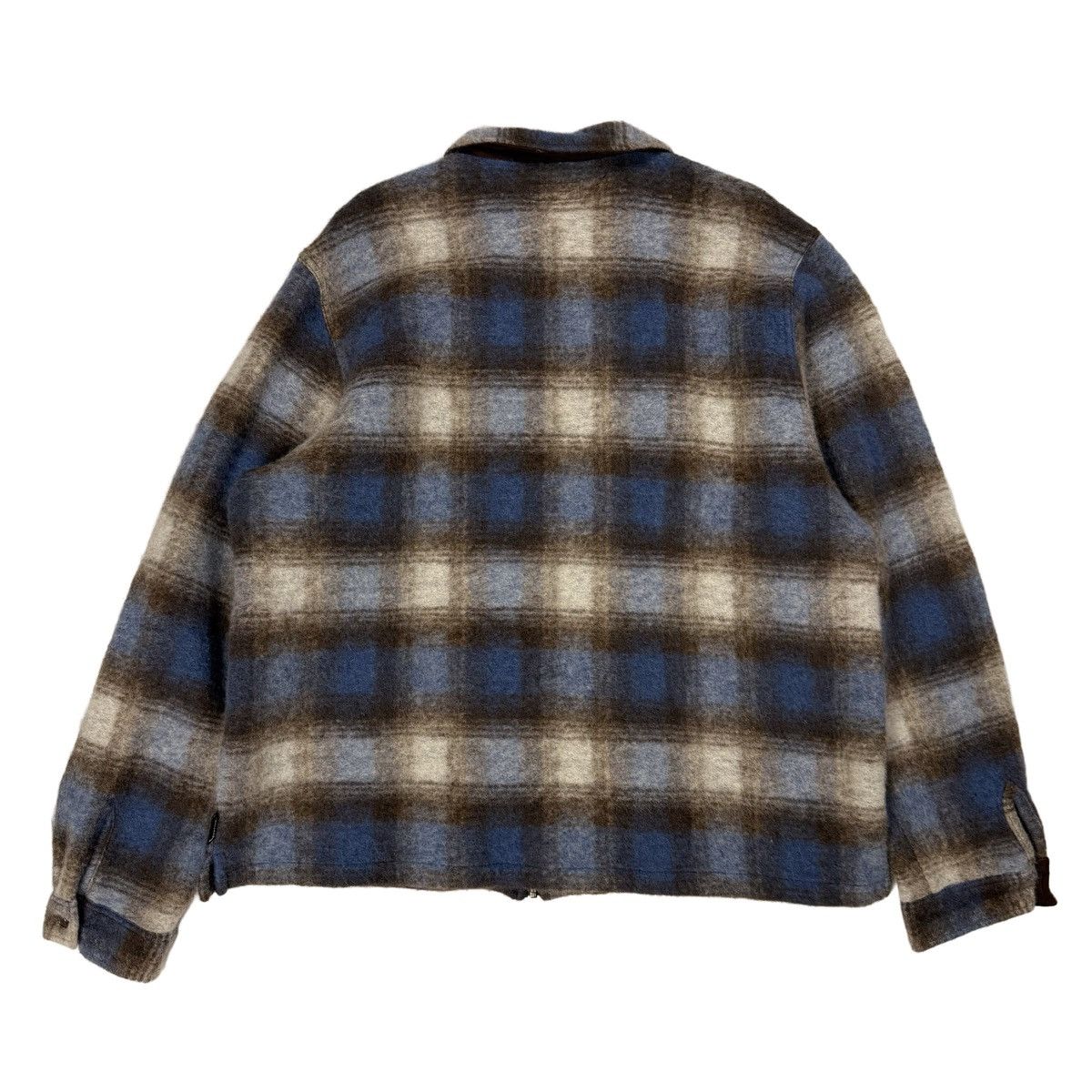 Stussy Sherpa Brown / Blue Zip Up Size US XL / EU 56 / 4 - 3 Thumbnail