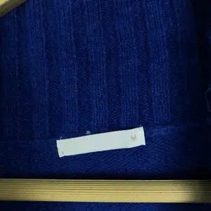 GU × Homespun Knitwear GU Blue plain Knitwear #A655 Size M / US 6-8 / IT 42-44 - 9 Thumbnail
