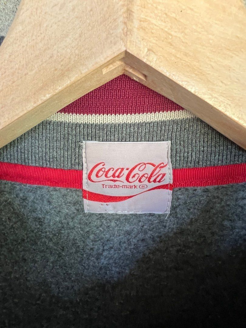 Coca Cola Vintage Coca Cola Small Logo Fleece Sweatshirt Size US L / EU 52-54 / 3 - 4 Thumbnail