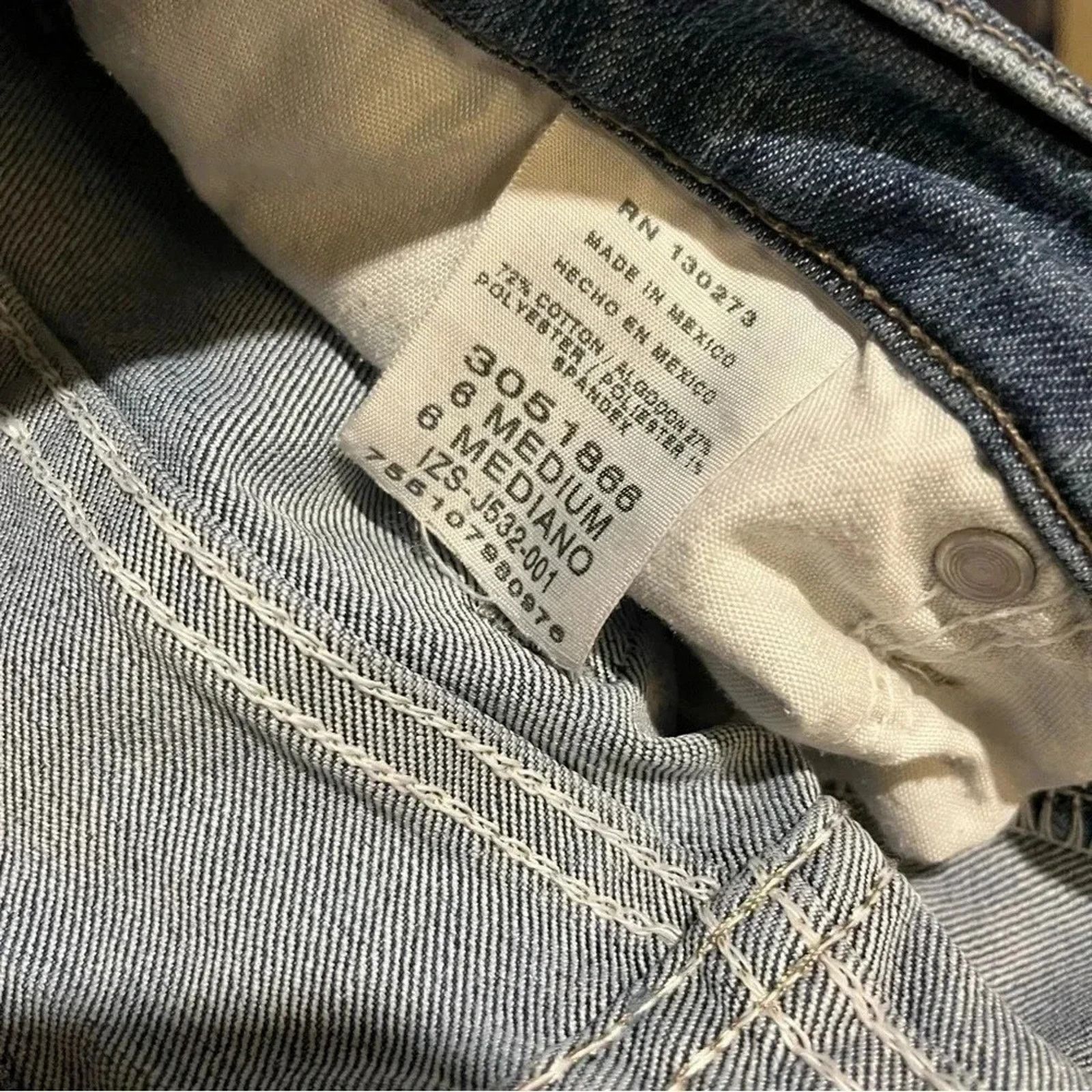 Lee Lee Size 6 Relaxed Fit Straight Leg Jeans High Rise Size 28" / US 6 / IT 42 - 4 Thumbnail