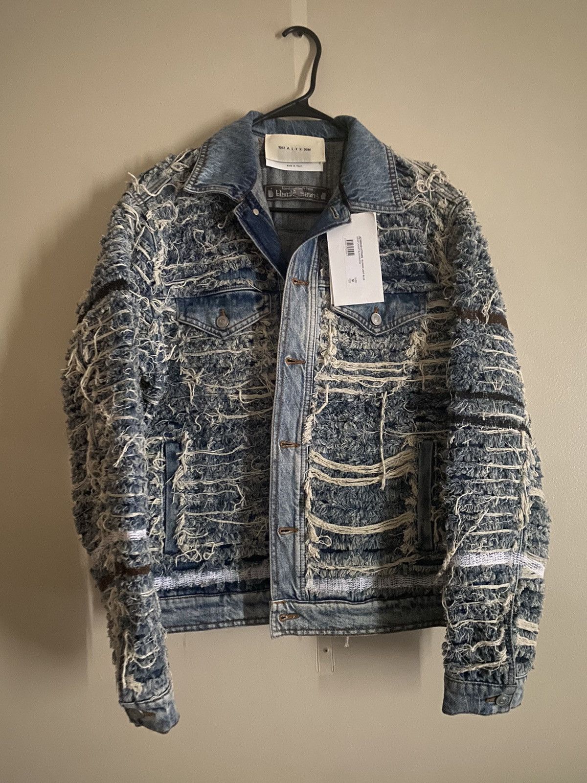 1017 ALYX 9SM Alyx Blackmeans Distressed Denim Jacket Size US M / EU 48-50 / 2 - 1 Thumbnail