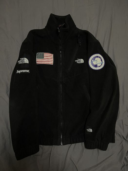 Supreme the north face trans clearance antarctica expedition fleece jacket black