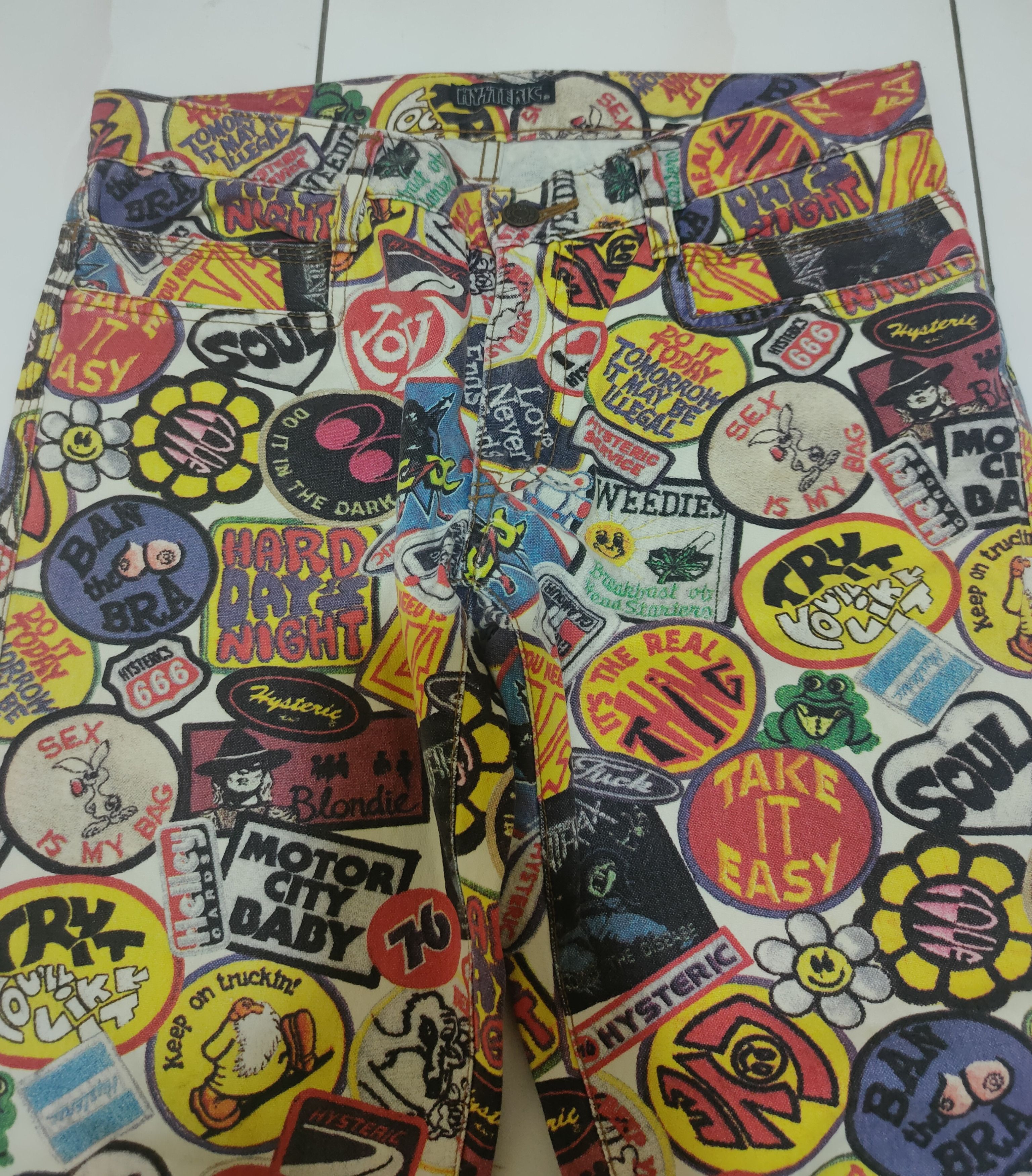 Hysteric Glamour × The Rolling Stones Hysteric glamour full print denim Size US 32 / EU 48 - 4 Thumbnail