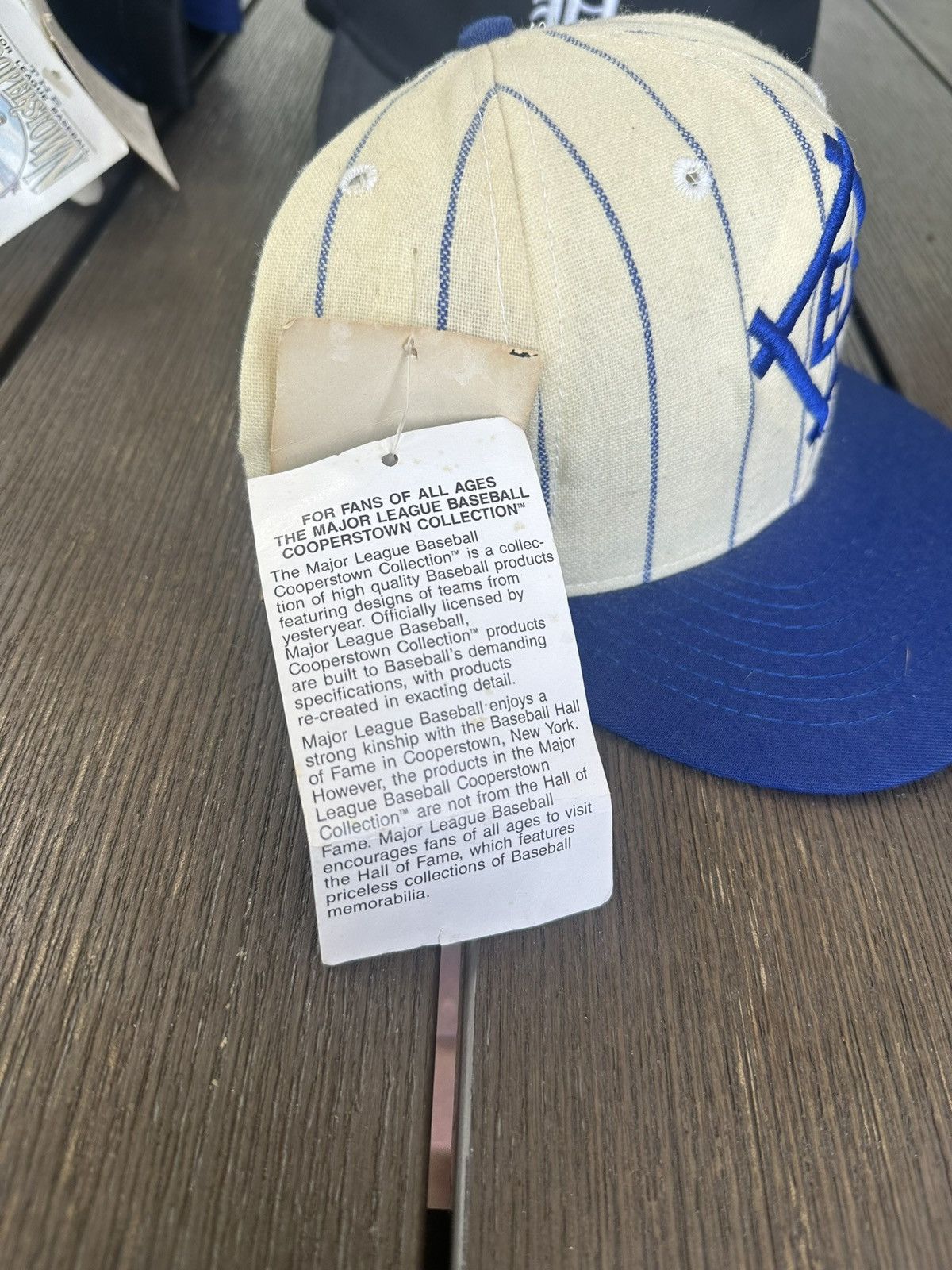 MLB Vintage Coopers Town collection BROOKLYN DODGERS Hat Size ONE SIZE - 6 Thumbnail