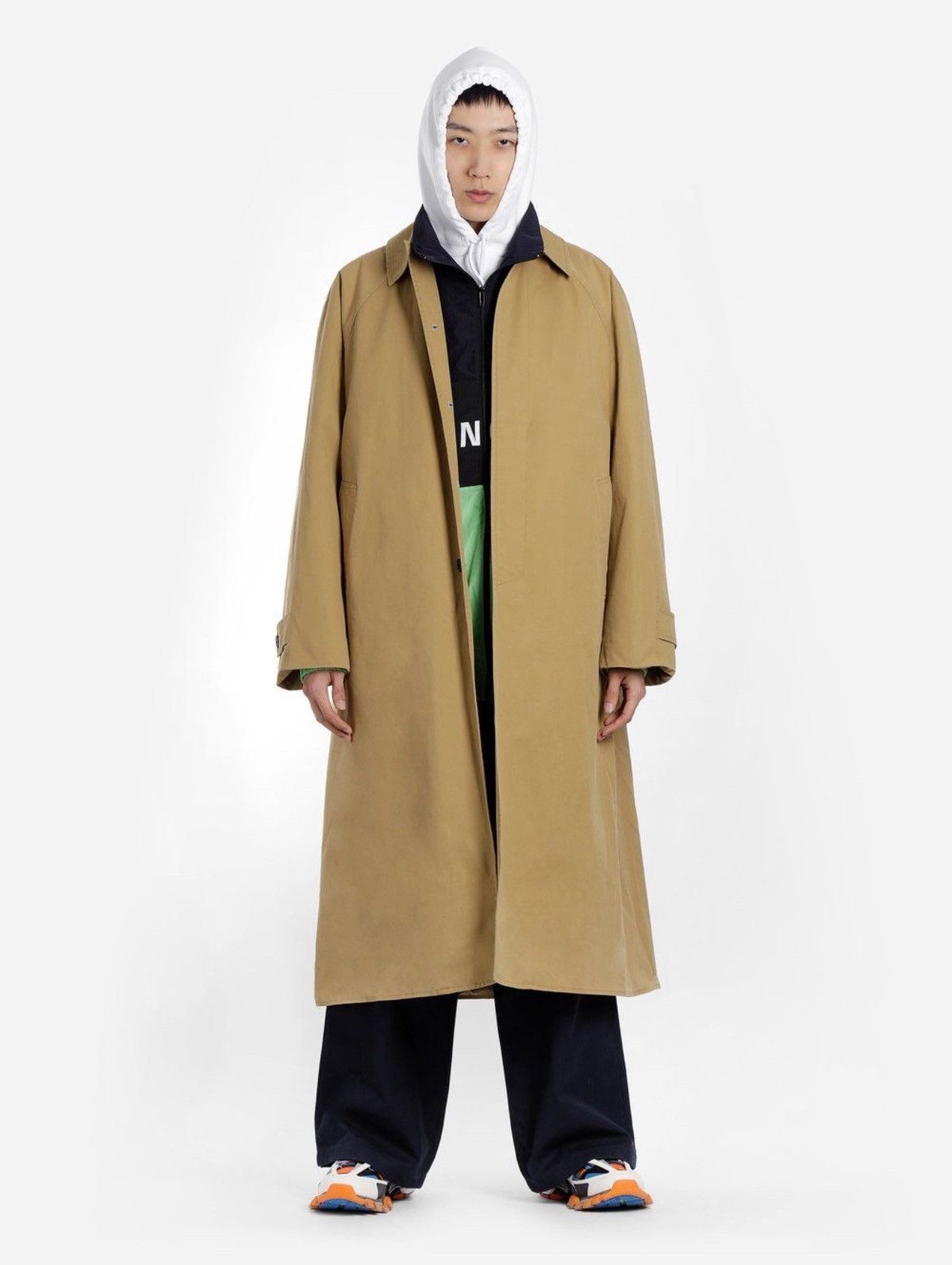 Balenciaga Balenciaga cotton twill “Long Opera/ Car Coat” Size US S / EU 44-46 / 1 - 9 Thumbnail