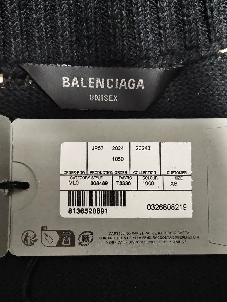 Balenciaga Balenciaga Dragon Pattern Zippered Sweater Size US XS / EU 42 / 0 - 4 Thumbnail
