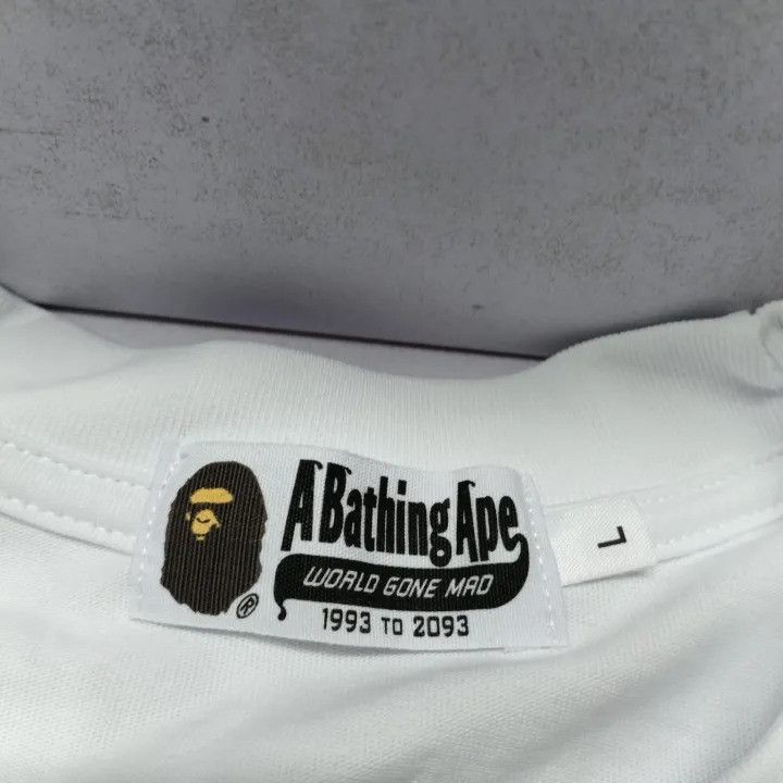 Bape BAPE Men's White Graphic Long-Sleeve T-Shirt Size US L / EU 52-54 / 3 - 3 Thumbnail