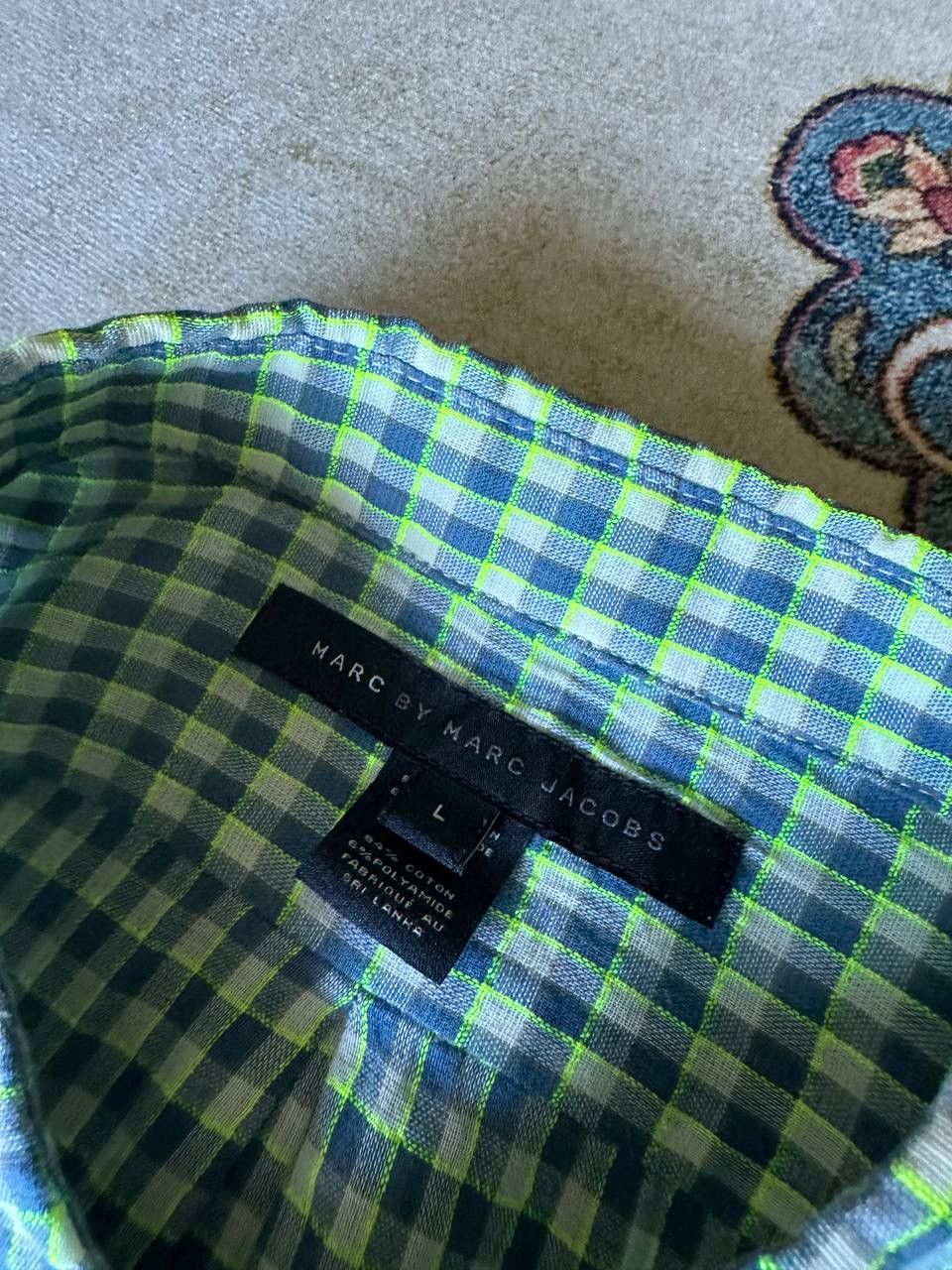 Marc by Marc Jacobs × Vintage Vintage Marc by Marc Jacobs Checkered Short Sleeve Shirt Size US L / EU 52-54 / 3 - 2 Thumbnail