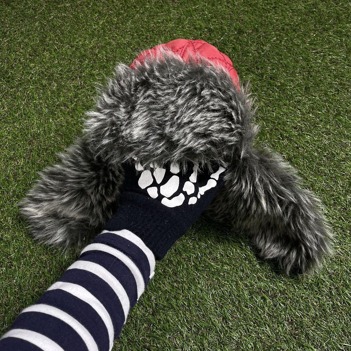 If Six Was Nine Vintage Y2K Furry Alt Fuzzy Beanie Ushanka Mohair Uzi Vert Size ONE SIZE - 3 Thumbnail