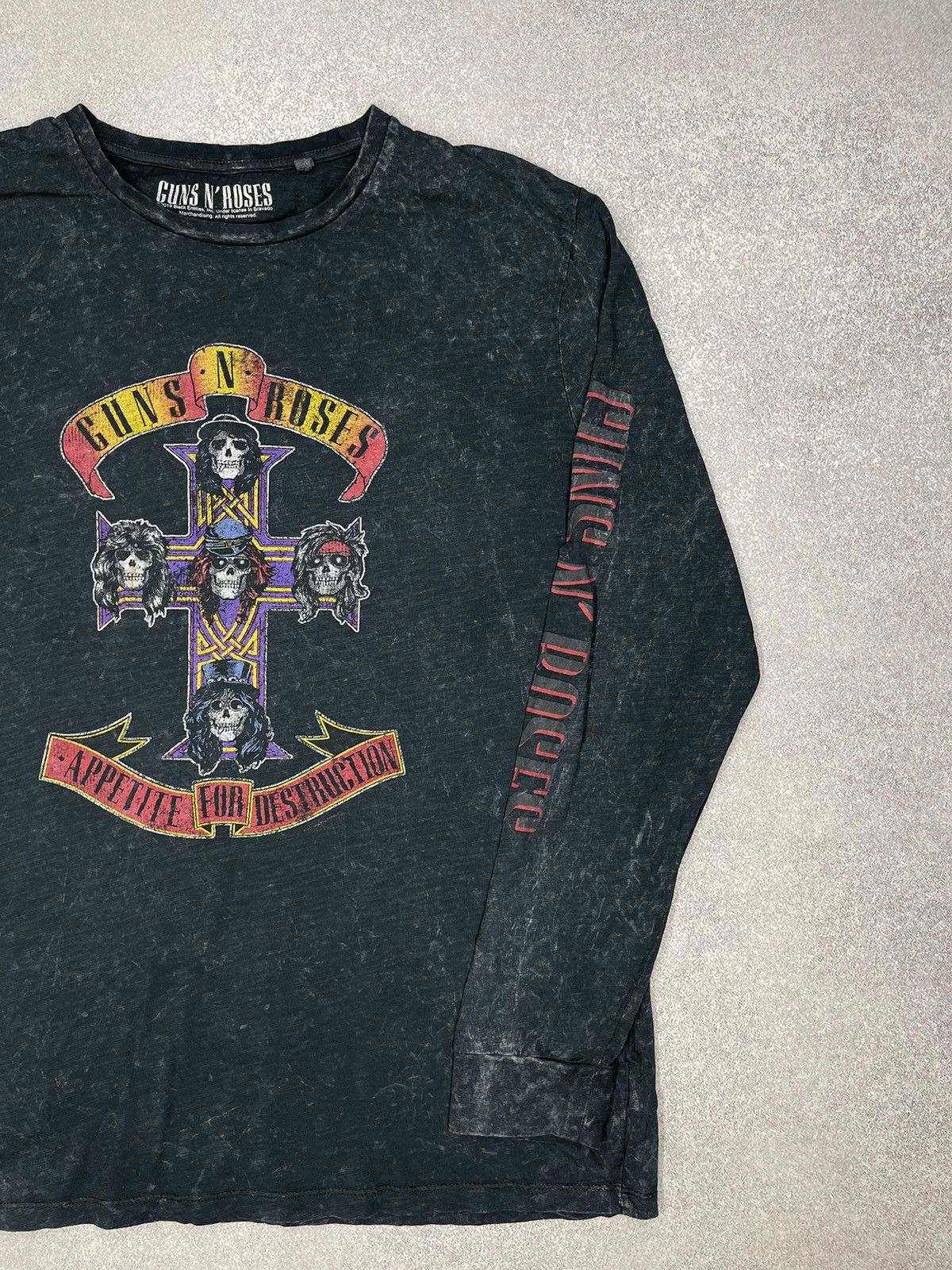 Band Tees × Guns N' Roses Guns N Roses x Next Rock n Roll Long Sleeve Garment Dyed Size US XL / EU 56 / 4 - 3 Thumbnail