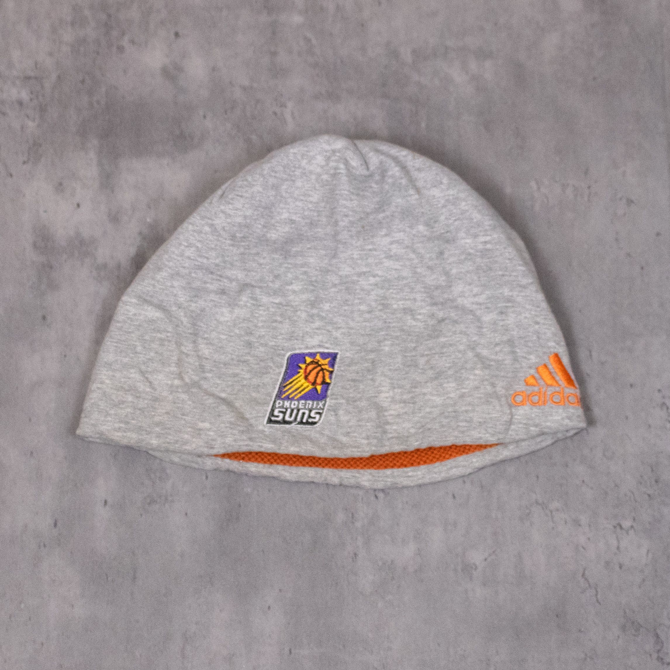 Adidas × NBA × Vintage Y2K 2000's Adidas Phoenix Sun Grey Reversible Beanie Size ONE SIZE - 5 Thumbnail