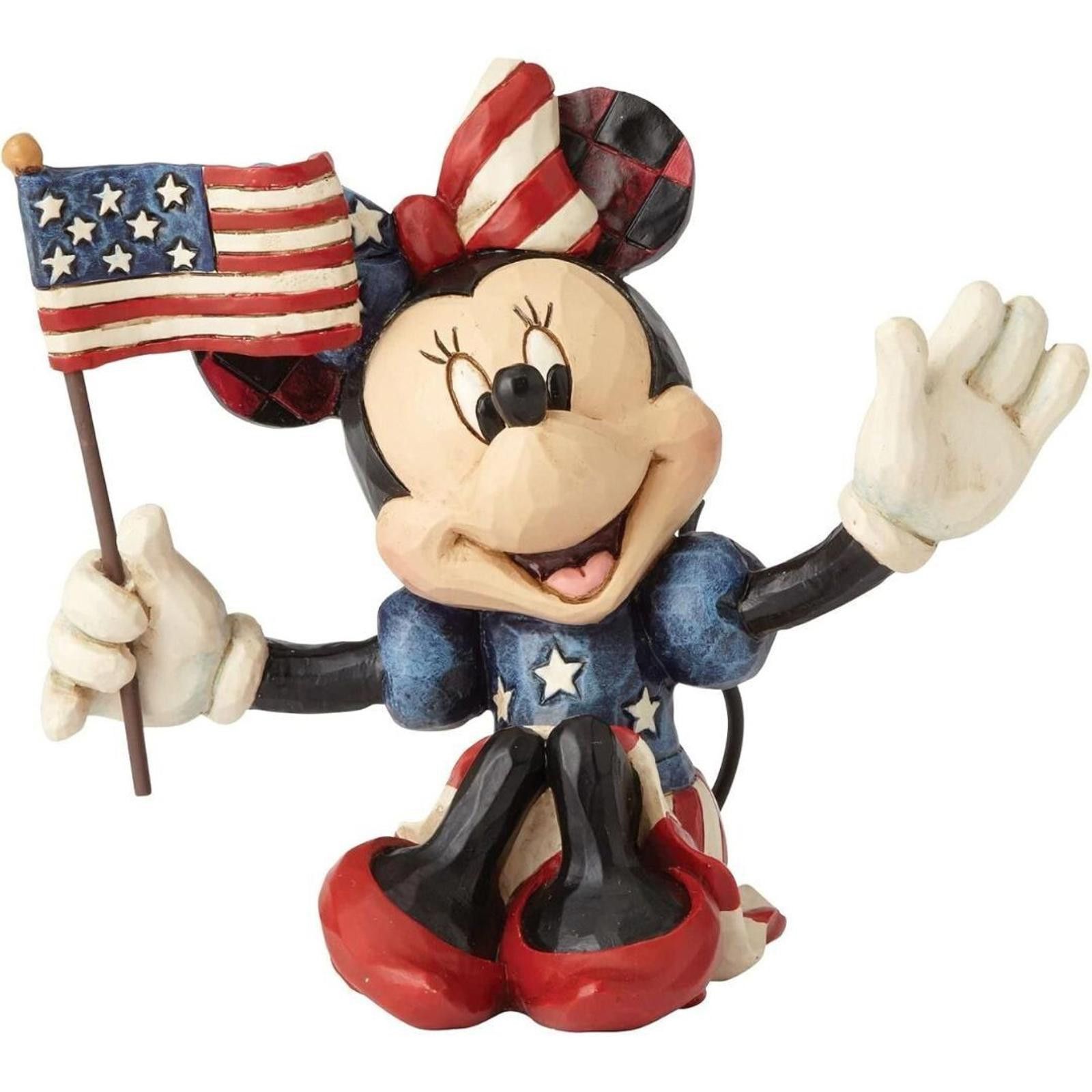 Other Enesco Disney Traditions Patriotic Minnie Mouse Miniature Size ONE SIZE - 1 Thumbnail