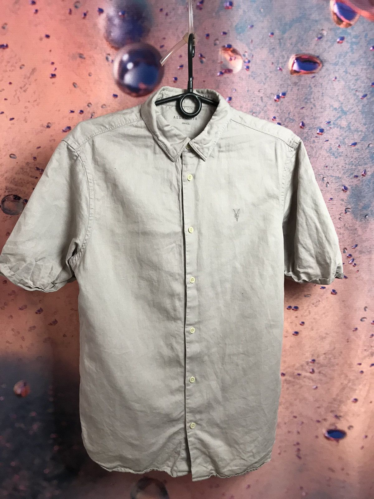 Allsaints Allsaints luxury streetwear linen shirt Size US M / EU 48-50 / 2 - 2 Thumbnail