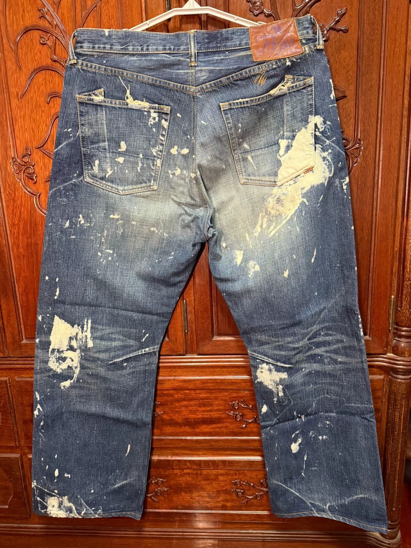 Prps Prps Tiger Stripe Denim Jeans Size US 36 / EU 52 - 1 Thumbnail