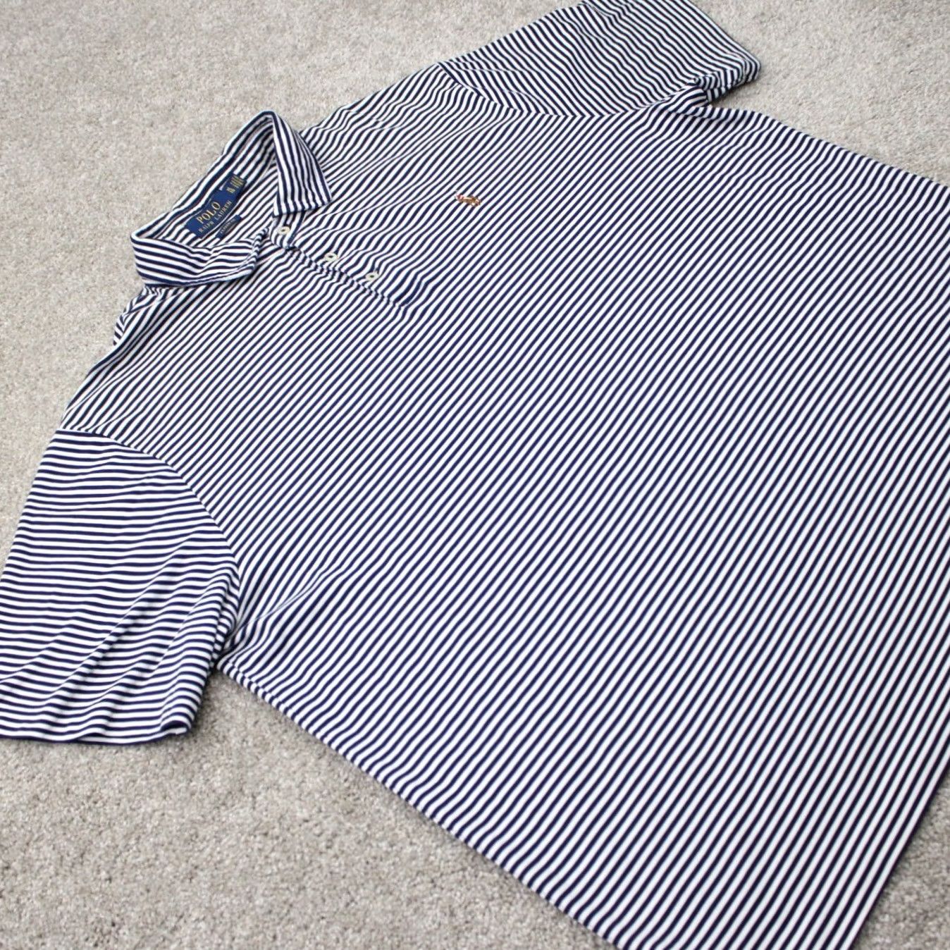 Polo Ralph Lauren Polo Ralph Lauren Shirt Mens XL Black/White Classic Fit Cotton S/S Polo by Ralph Lauren Shirt, Regular, Logo, Preppy (Vintage: No) Size US XL / EU 56 / 4 - 7 Thumbnail
