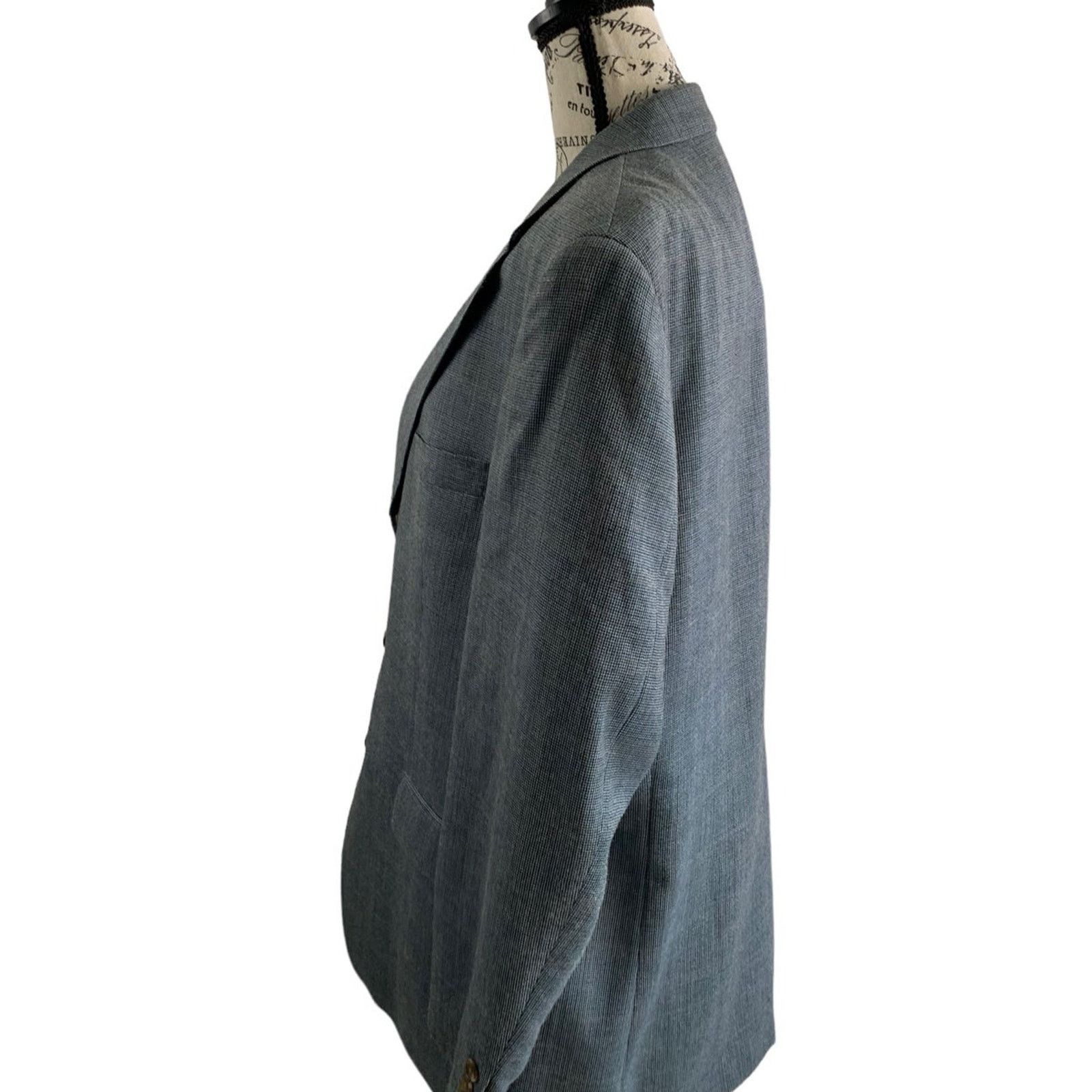 Ralph Lauren Ralph Lauren Men's 43R Blazer Silk Wool Jacket 3 Button Size 42R - 7 Thumbnail
