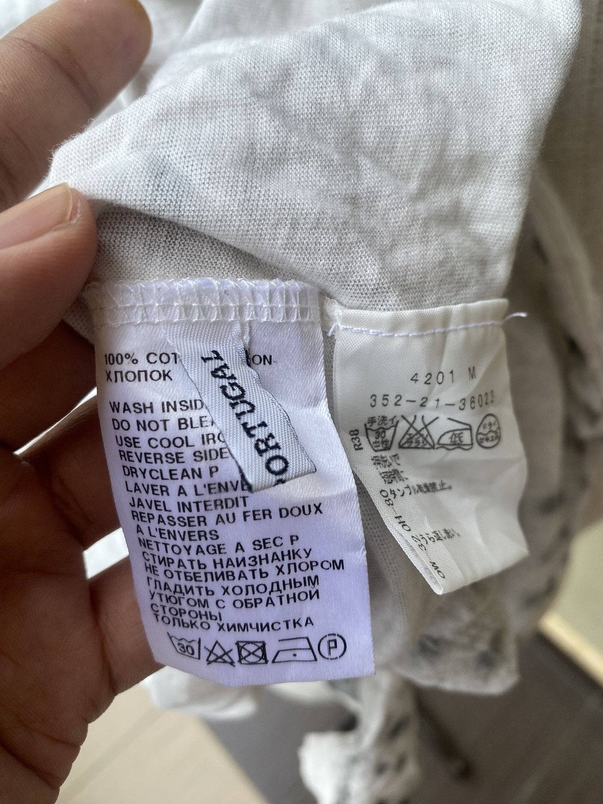 Ann Demeulemeester overprinted low Size XXS / US 00 / IT 34 - 8 Thumbnail