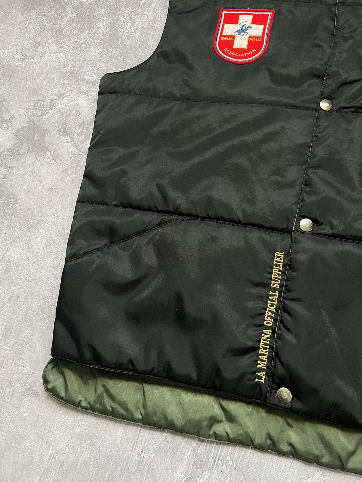 La Martina Vintage La Martina Swiss Polo Official Vest Jacket Black Size US L / EU 52-54 / 3 - 3 Thumbnail
