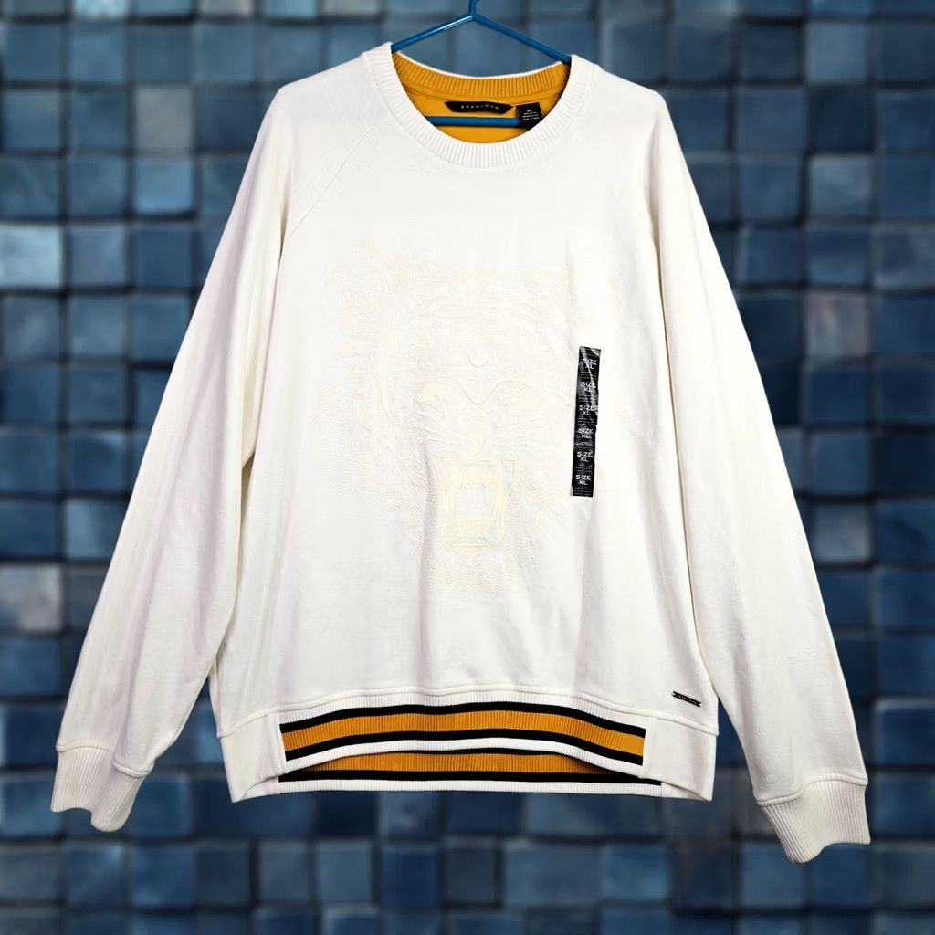 Sean John Sean John Shirt Womens XL White Men Tiger Graphic Sweatshirt Crewneck Streetwear Pullover Size XL / US 12-14 / IT 48-50 - 1 Thumbnail
